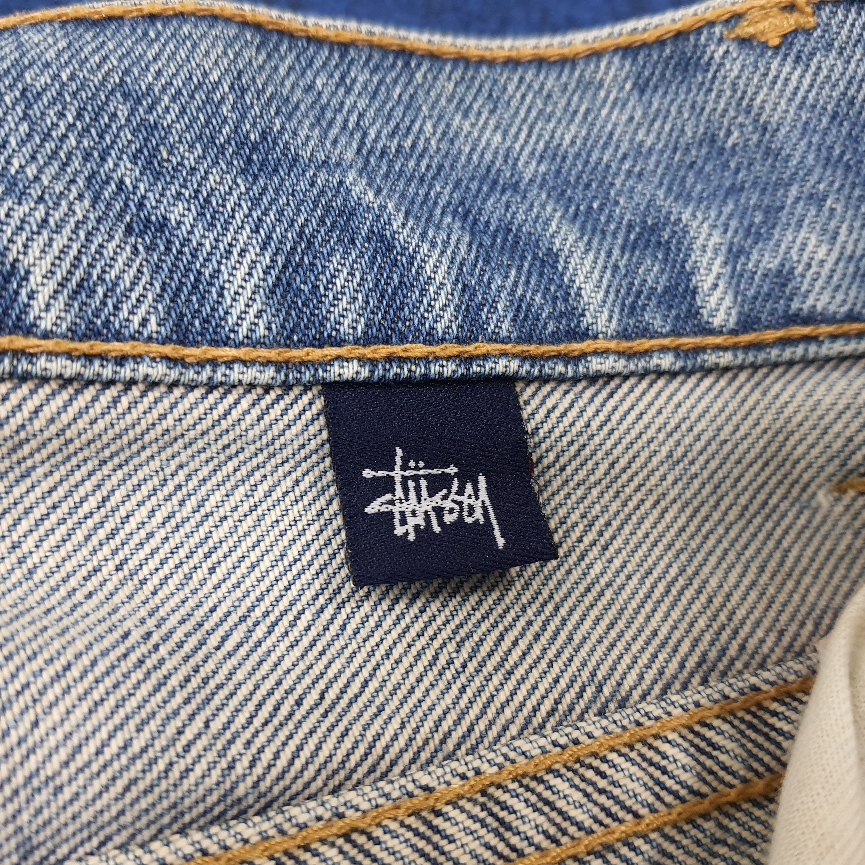 Stussy × Vintage Vintage Stussy Streetwear Custom Logo Jeans Size US 32 / EU 48 - 9 Thumbnail