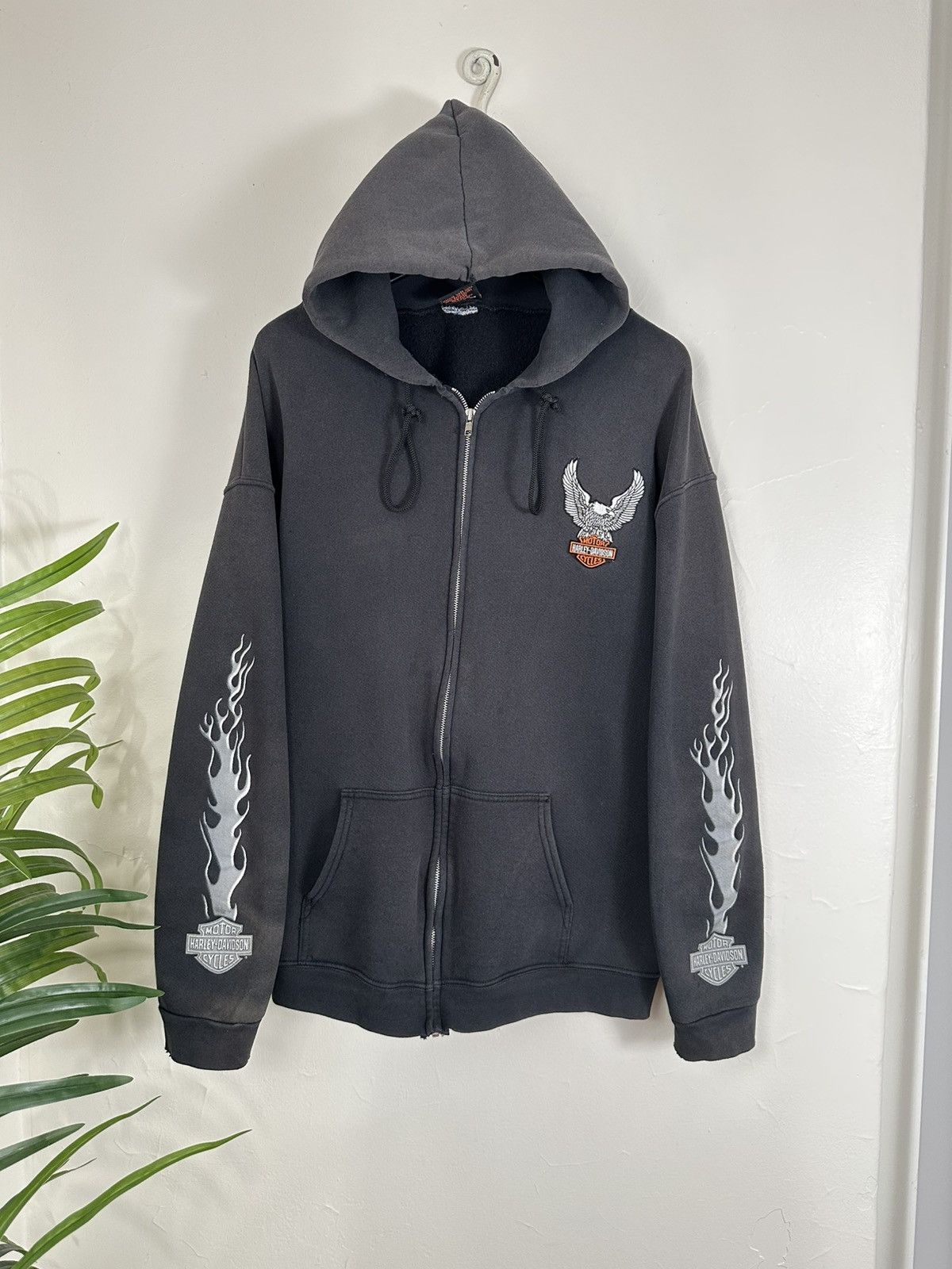 Harley Davidson × Streetwear × Vintage (XL) AMAZING FADED OUT 