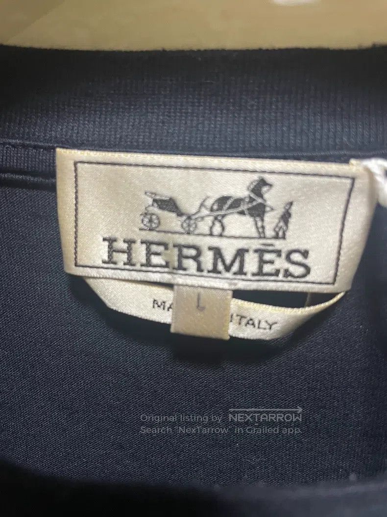 Hermes Hermes Short-sleeve t-shirt (hooded) Size US L / EU 52-54 / 3 - 3 Thumbnail