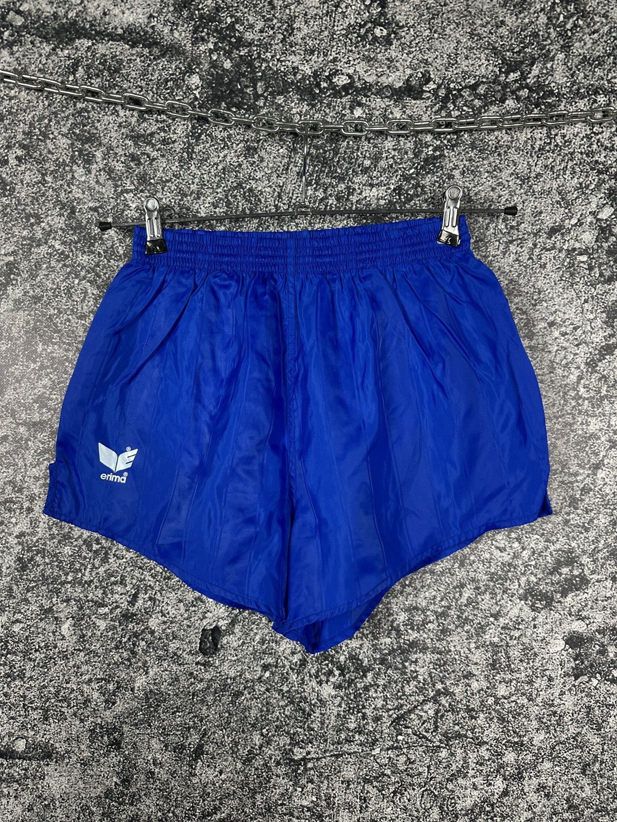 Erima Vintage 90s Erima Shiny Nylon Sprinter Soccer Shorts Size 6 Size US 38 / EU 54 - 1 Thumbnail