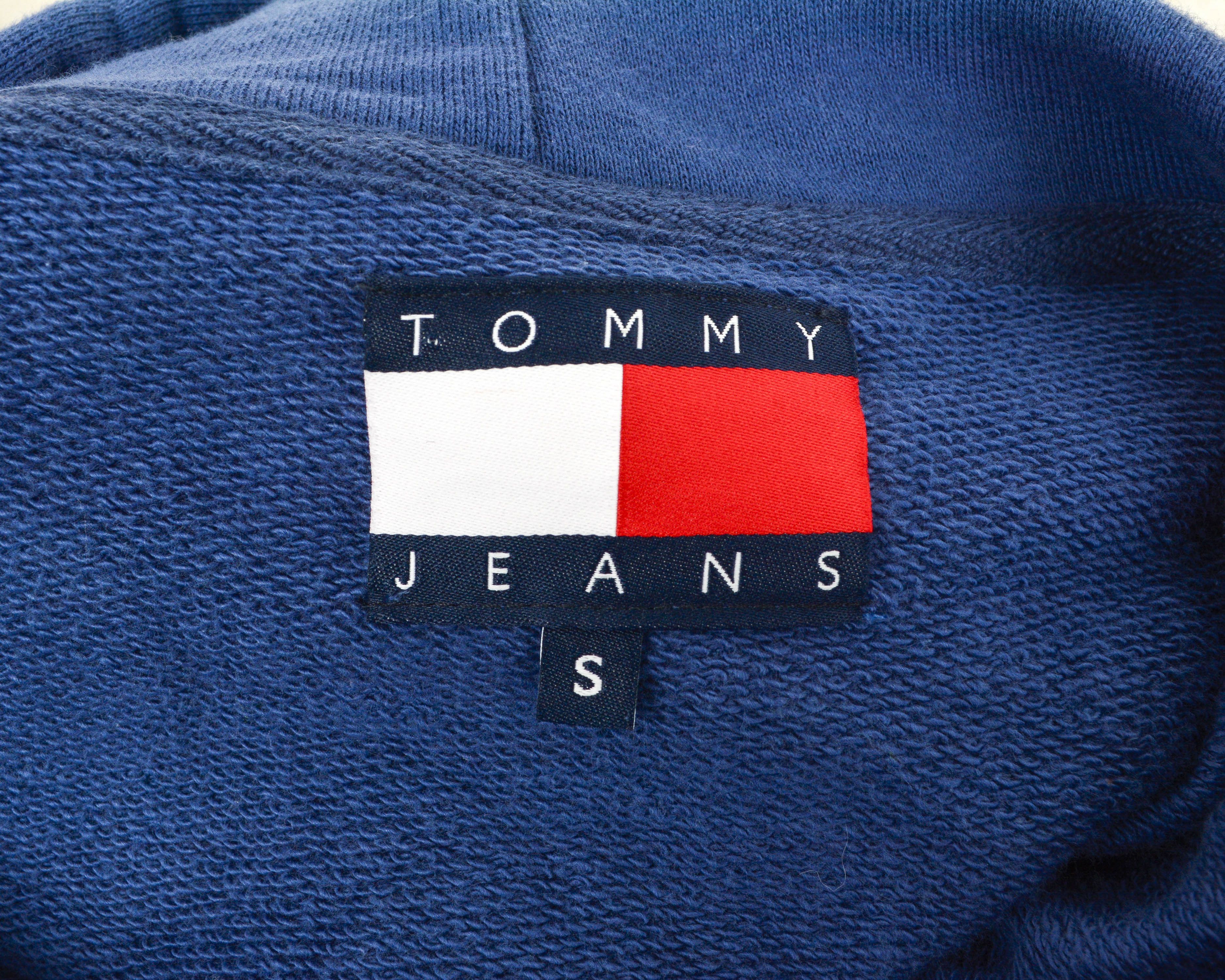 Tommy Jeans TLC Women Crop Hoodie Sweatshirt S Sweater Pullover Jumper Size S / US 4 / IT 40 - 6 Thumbnail