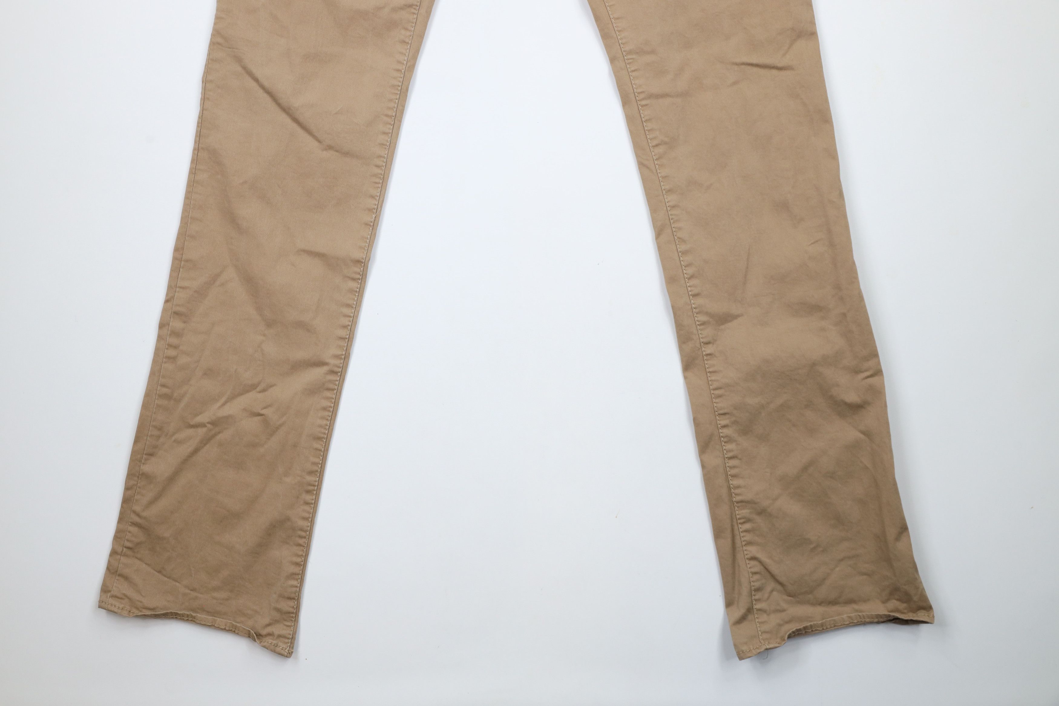 Vintage Buckle BKE Casuals Straight Leg Stretch Chino Pants Beige Size US 34 / EU 50 - 4 Thumbnail