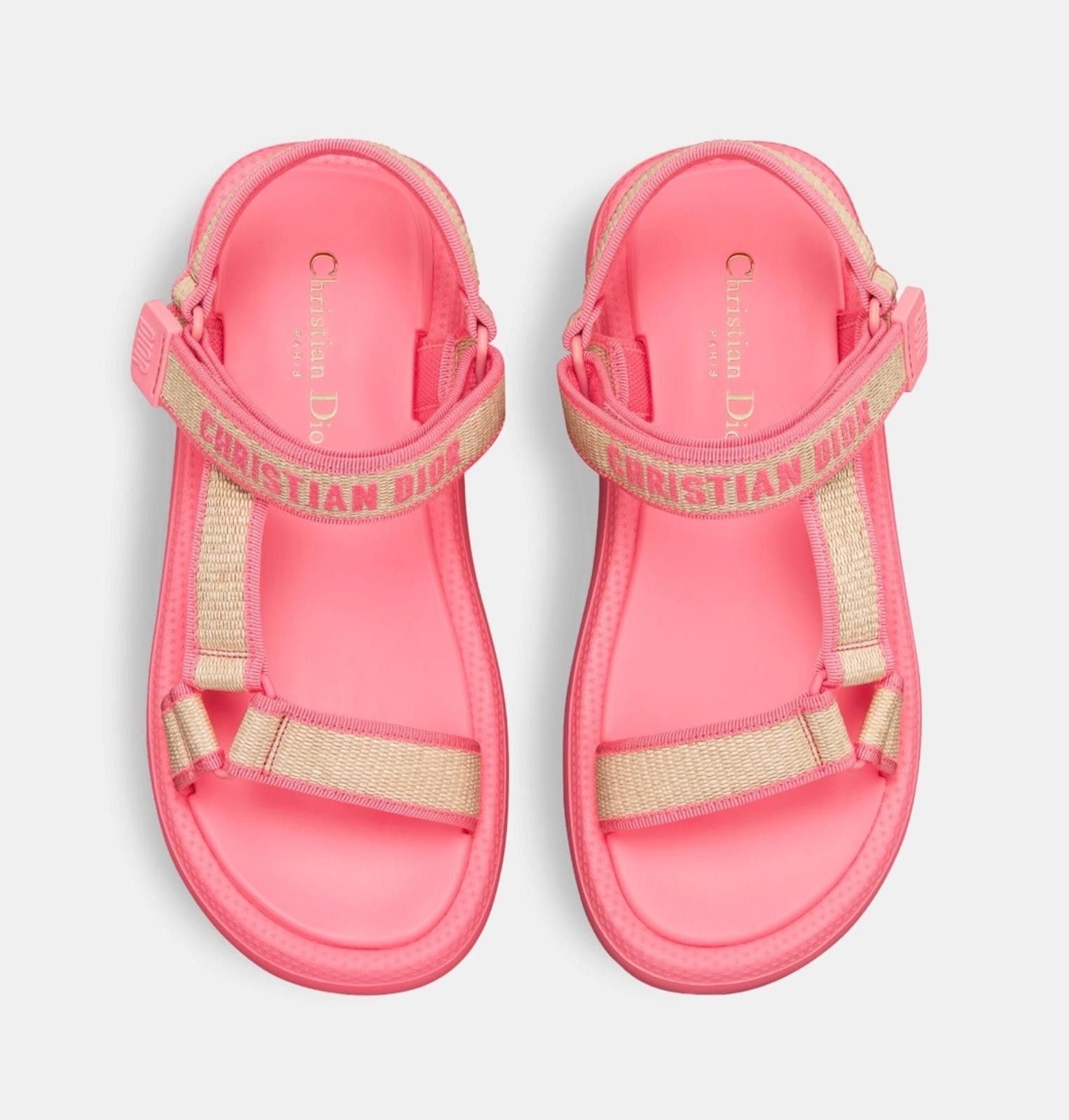 Dior Dior Dioriviera D-Wave Sandals Size US 5.5 / IT 35.5 - 3 Thumbnail