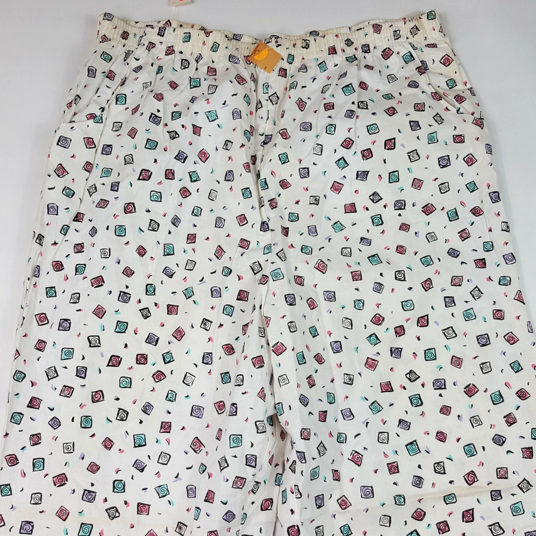 Vintage VINTAGE Avon AOP Art Women's L Stretch Lounger Lounge Tapered Retro Pants Size 36" / US 14 / IT 50 - 2 Thumbnail