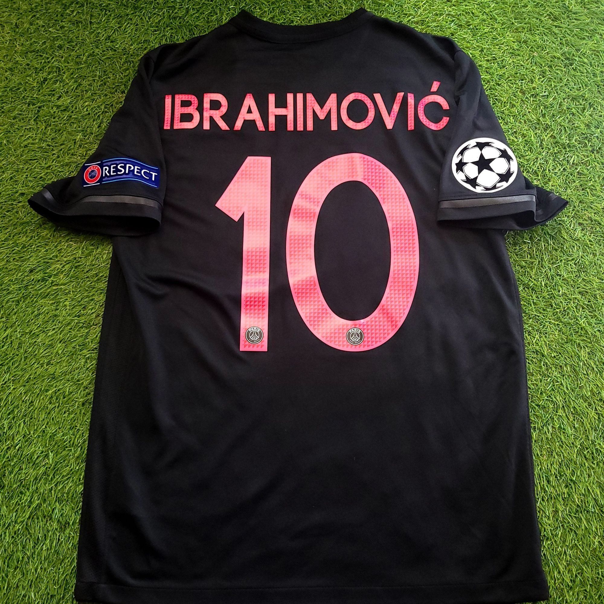 Nike Ibrahimovic PSG 2015 2016 Third UEFA Soccer Jersey M Size US M / EU 48-50 / 2 - 1 Thumbnail