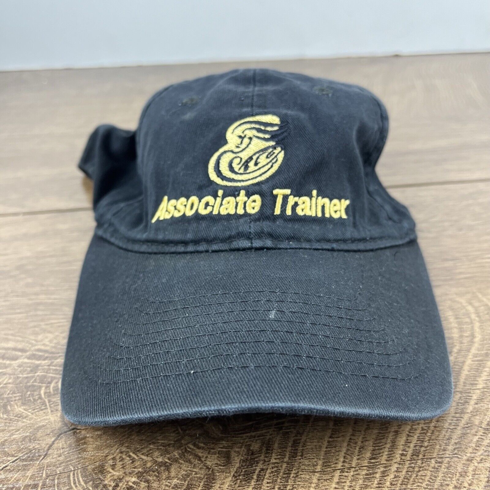 Other Associate Trainer Hat Black Cap Adjustable Hat Black Adult F Size ONE SIZE - 4 Thumbnail