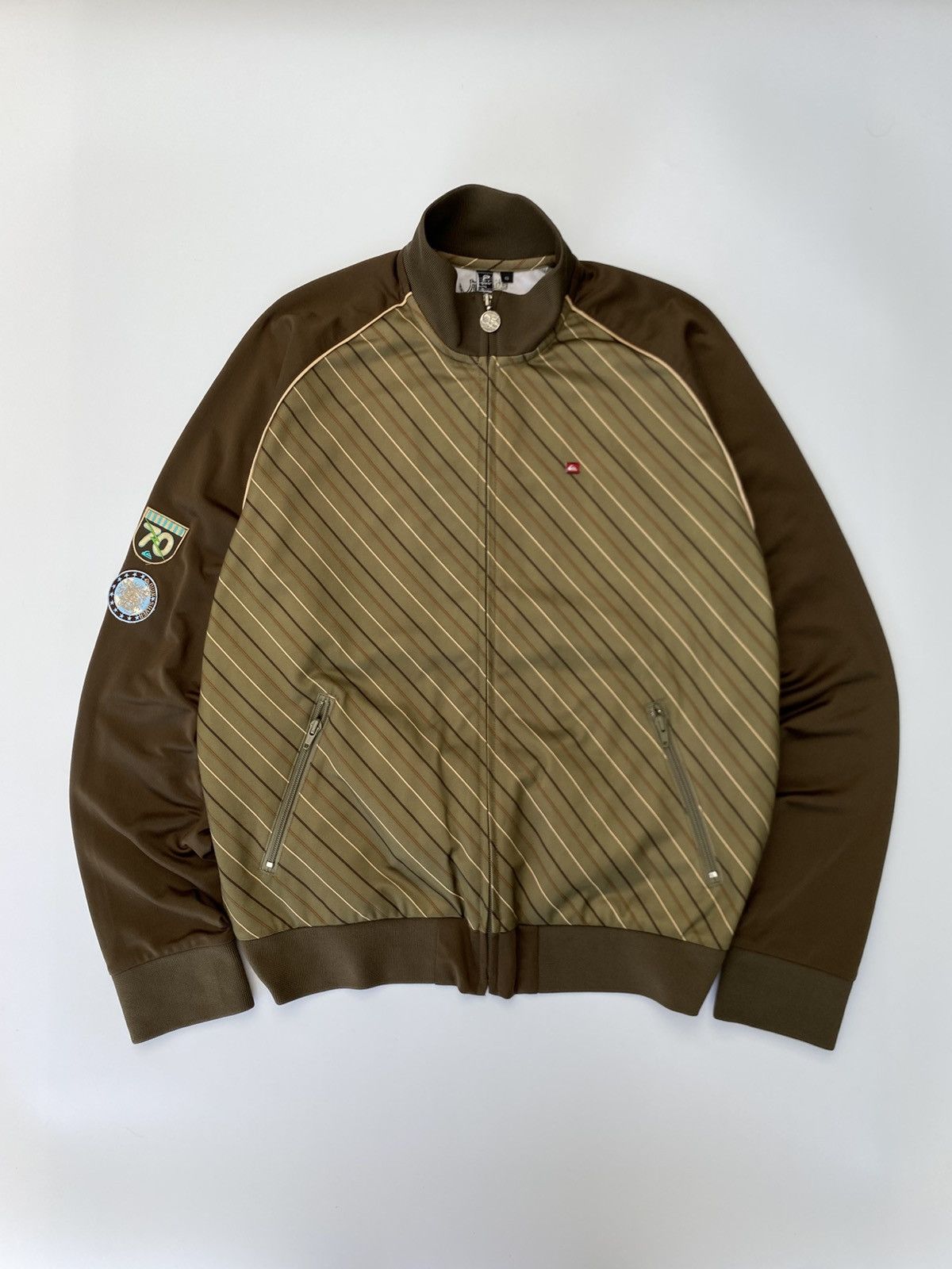 Quiksilver Y2k Quicksilver Olive Track Jacket Size US M / EU 48-50 / 2 - 1 Thumbnail