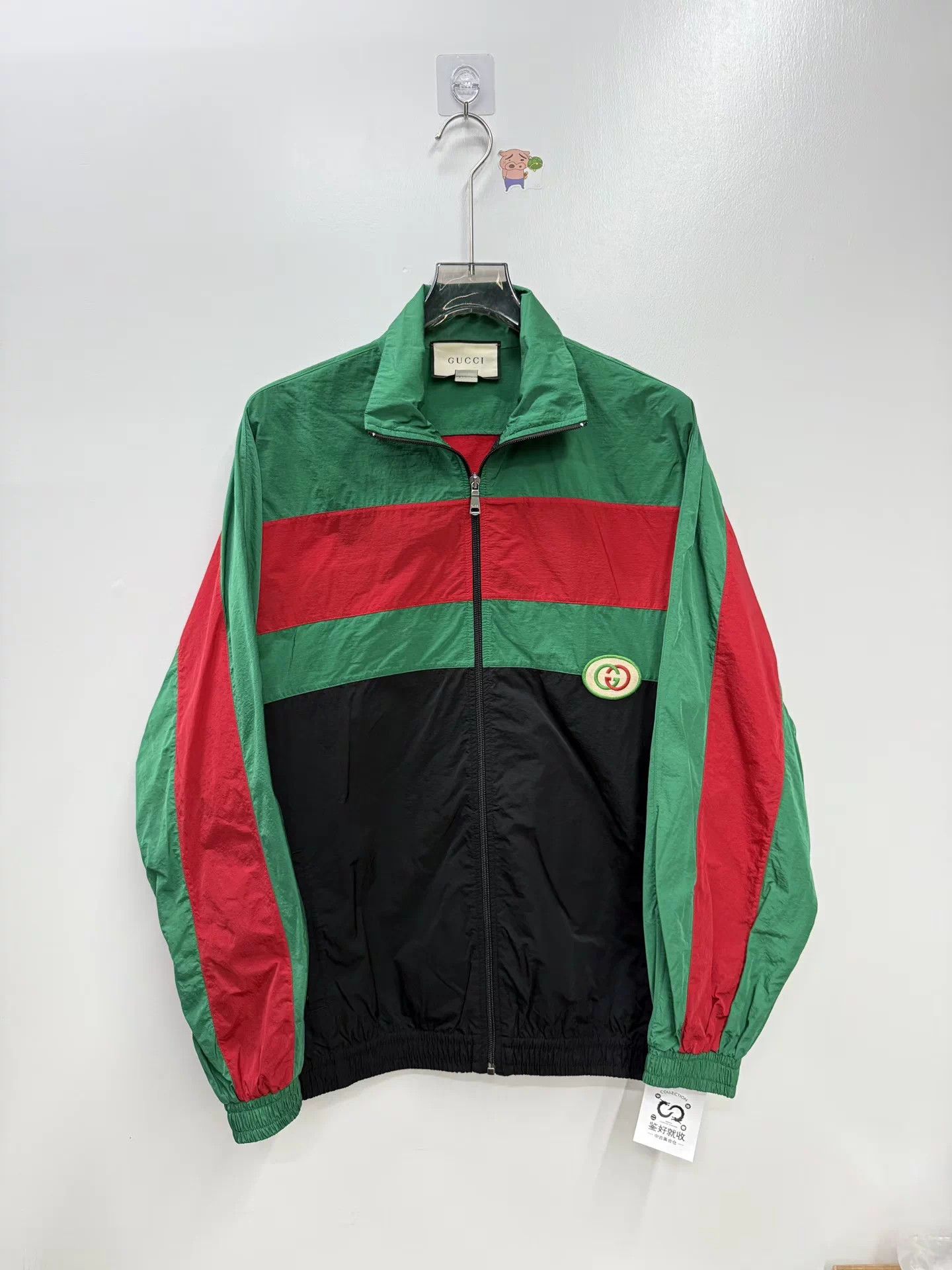 Gucci Gucci red green colorblock school jacket S new worn once Size US S / EU 44-46 / 1 - 2 Thumbnail