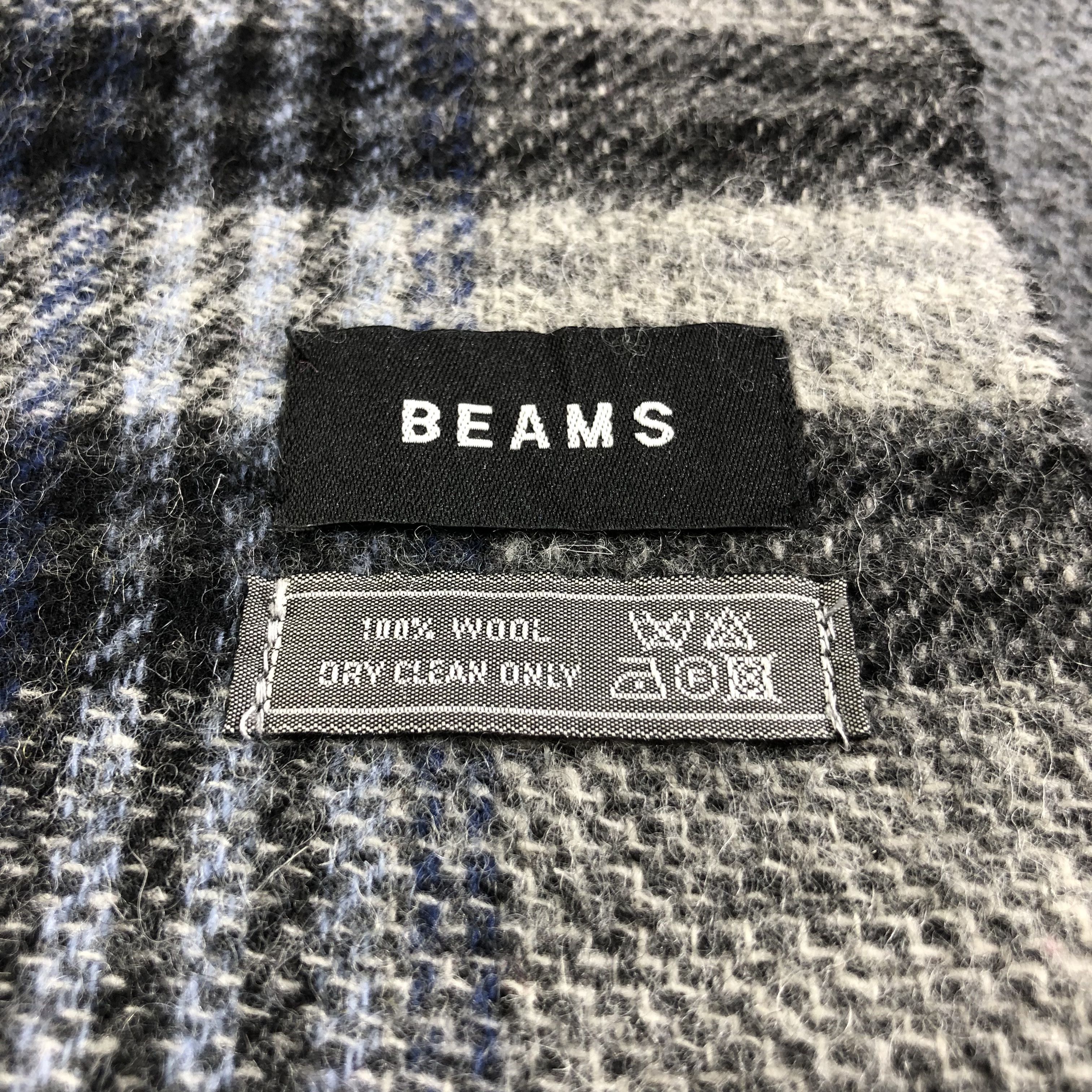 Beams Plus Beams Tartan Wool Scarf Muffler V1863 Size ONE SIZE - 5 Thumbnail