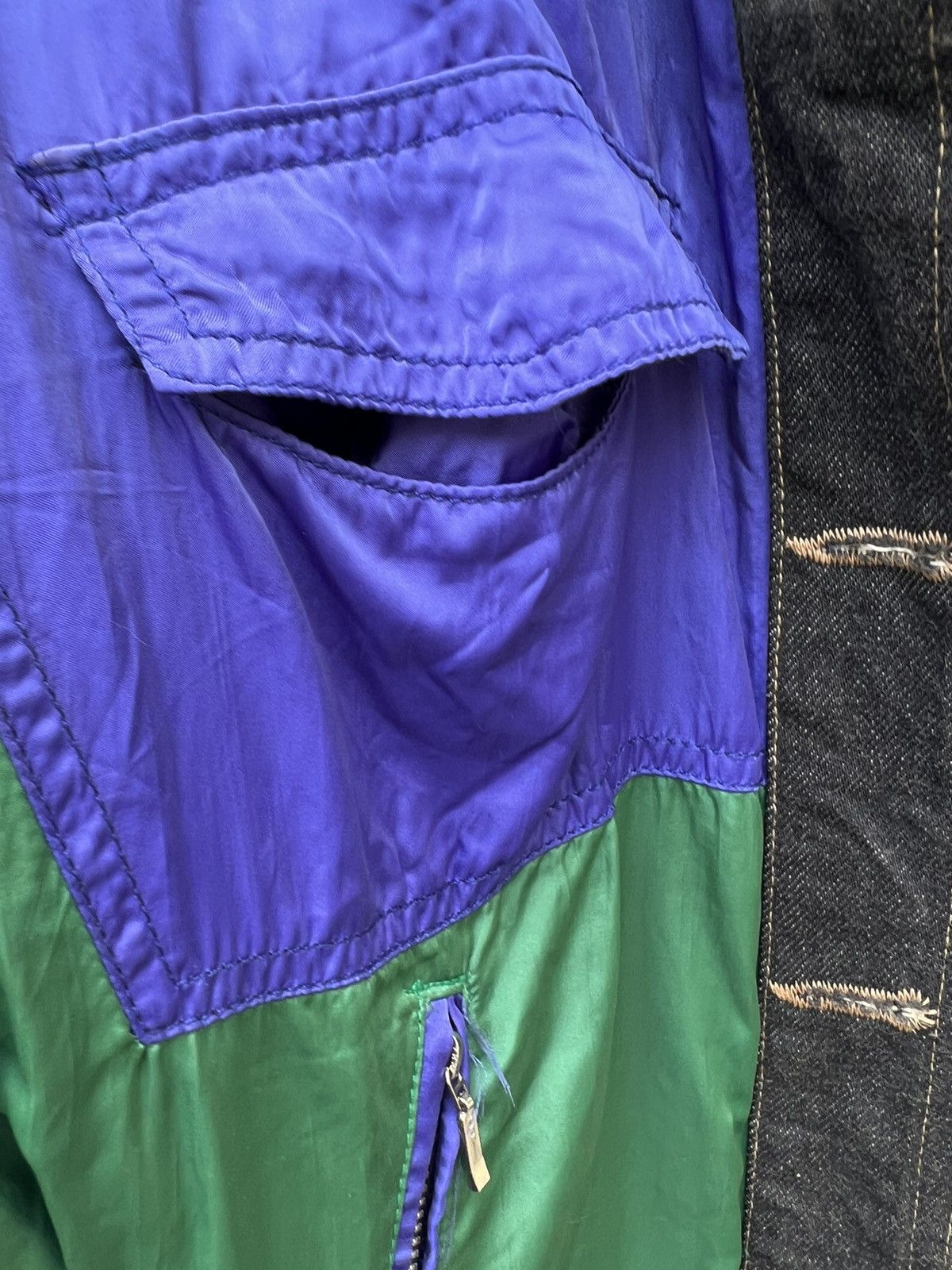 Marithe + Francois Girbaud × Vintage Vintage 90s MFG Reversible Denim Trucker Jacket Size US M / EU 48-50 / 2 - 11 Thumbnail