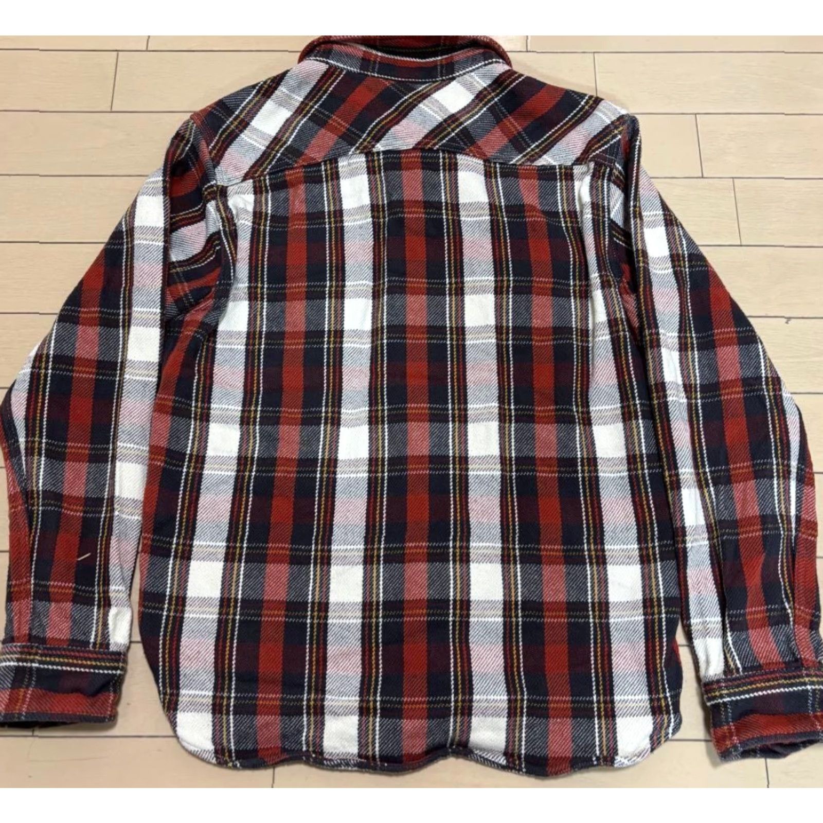 Vintage UES HeaVy Flannel Shirt 502052 Cotton Plaid Red Size 2 Men Regular Long Sleeve Button-Up Casual Vintage: No, Biker Theme? Size US XS / EU 42 / 0 - 4 Thumbnail