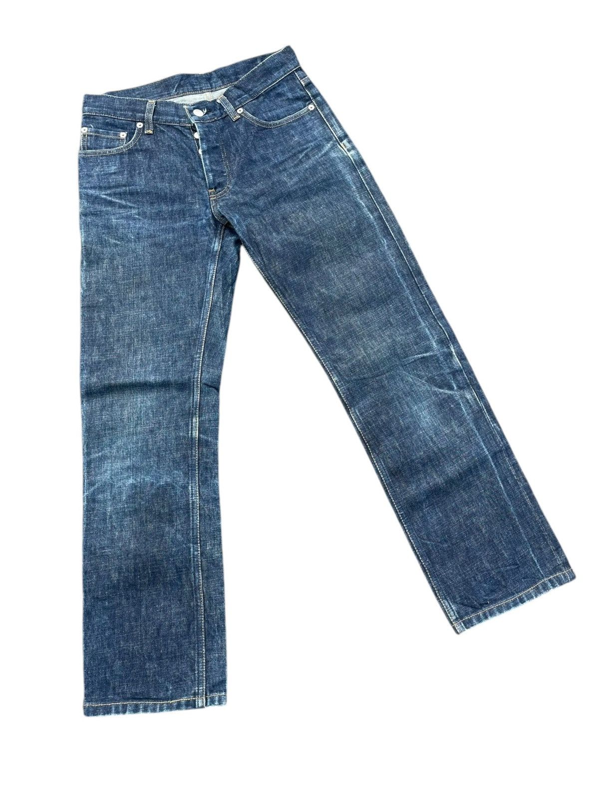 Helmut Lang Helmut Lang Stonewash Patina Honeycomb Jeans Size US 28 / EU 44 - 3 Thumbnail