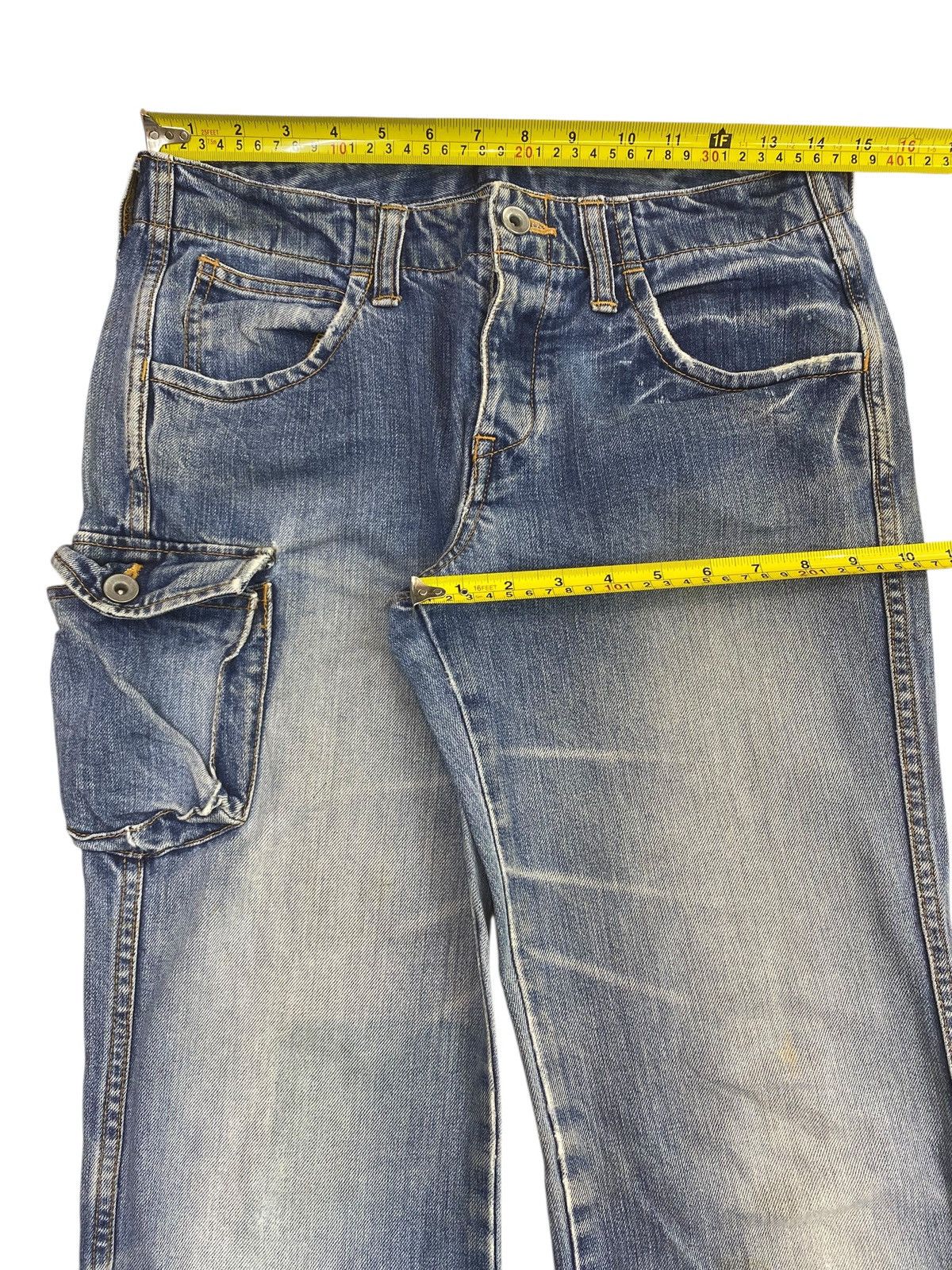 Johnbull Johnbull Blue Faded Wash Style Loose Jeans Size US 30 / EU 46 - 5 Thumbnail