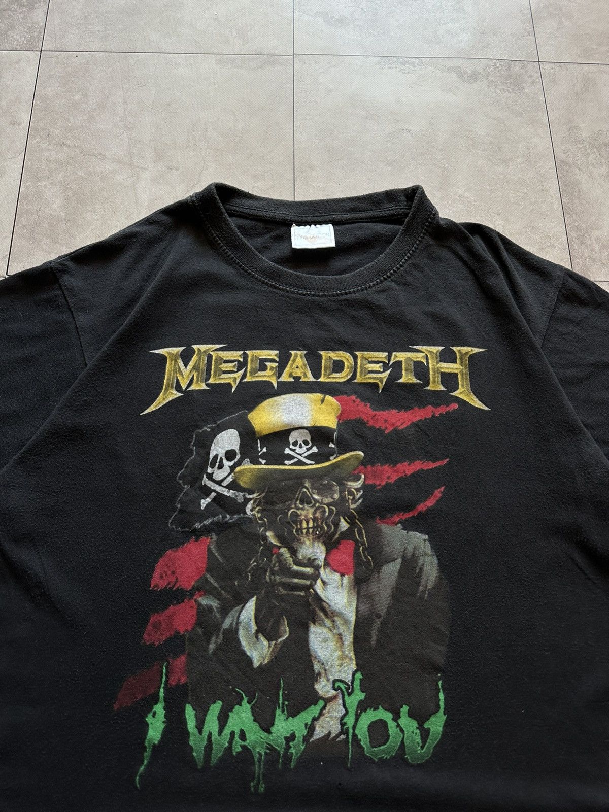 Band Tees Vintage 00’s Megadeth I Want You Band Rock Black T-Shirt M Size US M / EU 48-50 / 2 - 4 Thumbnail