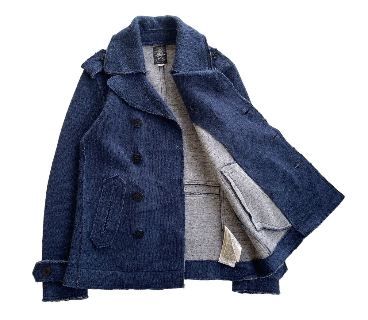 Diesel Diesel Navy Pea Coats Jacket Size US S / EU 44-46 / 1 - 4 Thumbnail