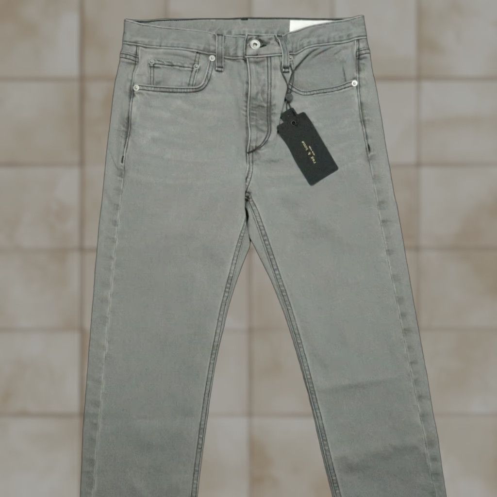 Rag & Bone rag & bone Jeans Men 29x30 Gray Greyson Fit Slim Denim 5-Pocket NWT 29 Waist Regular Pants Womens? Size US 29 - 1 Thumbnail