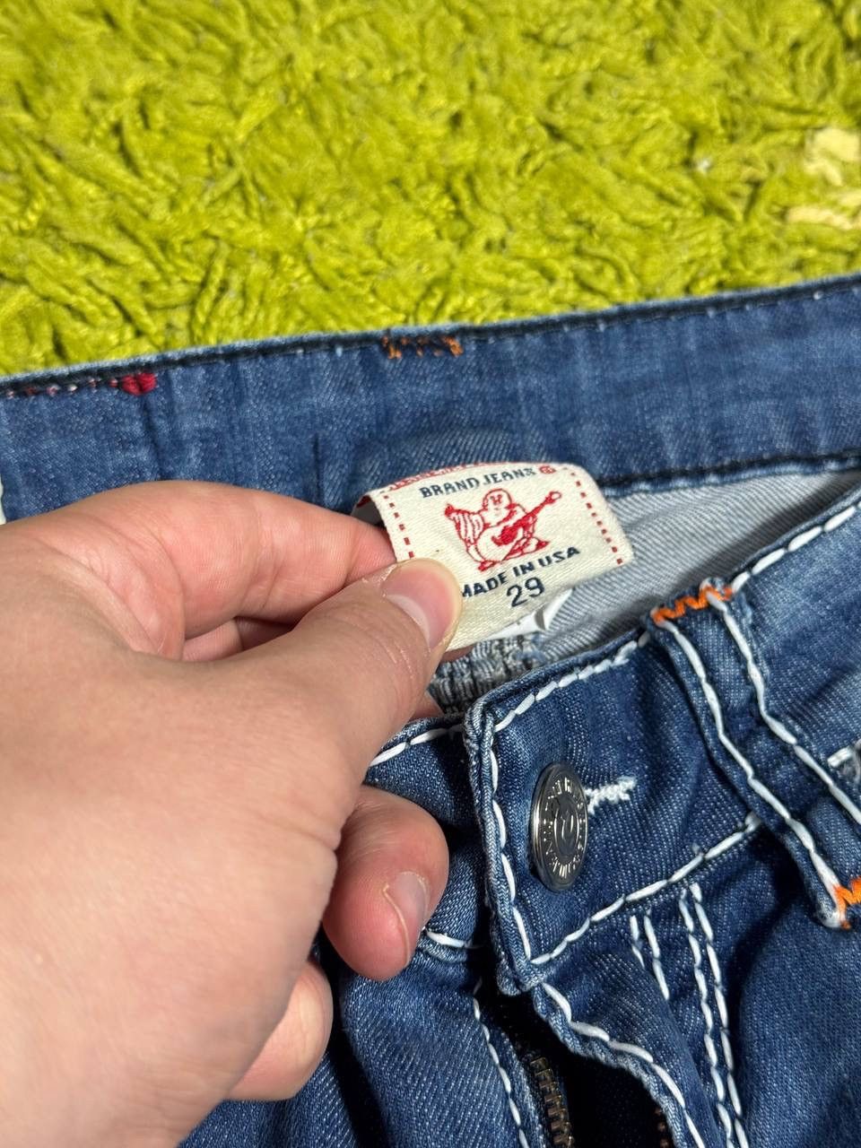 True Religion True Religion Womens Straight Leg Jeans Size 28x34 Size 28" / US 6 / IT 42 - 7 Thumbnail