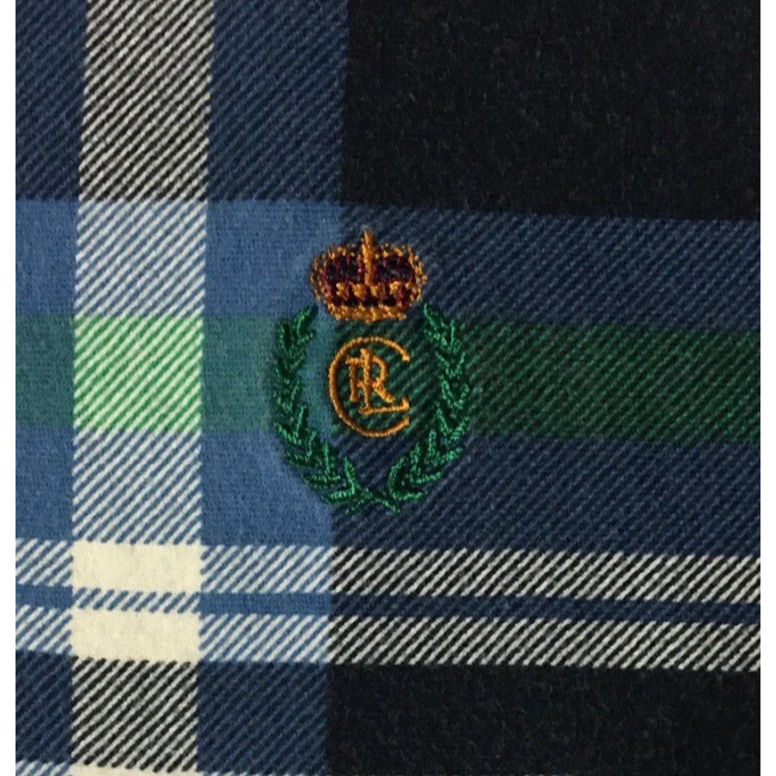 Polo Ralph Lauren VINTAGE Polo Ralph Lauren Plaid Shirt XX L Beach Nautical Golf Sailing Surf 90s Blue Green Mens Short Sleeve Polo Shirt Size US XXL / EU 58 / 5 - 2 Thumbnail