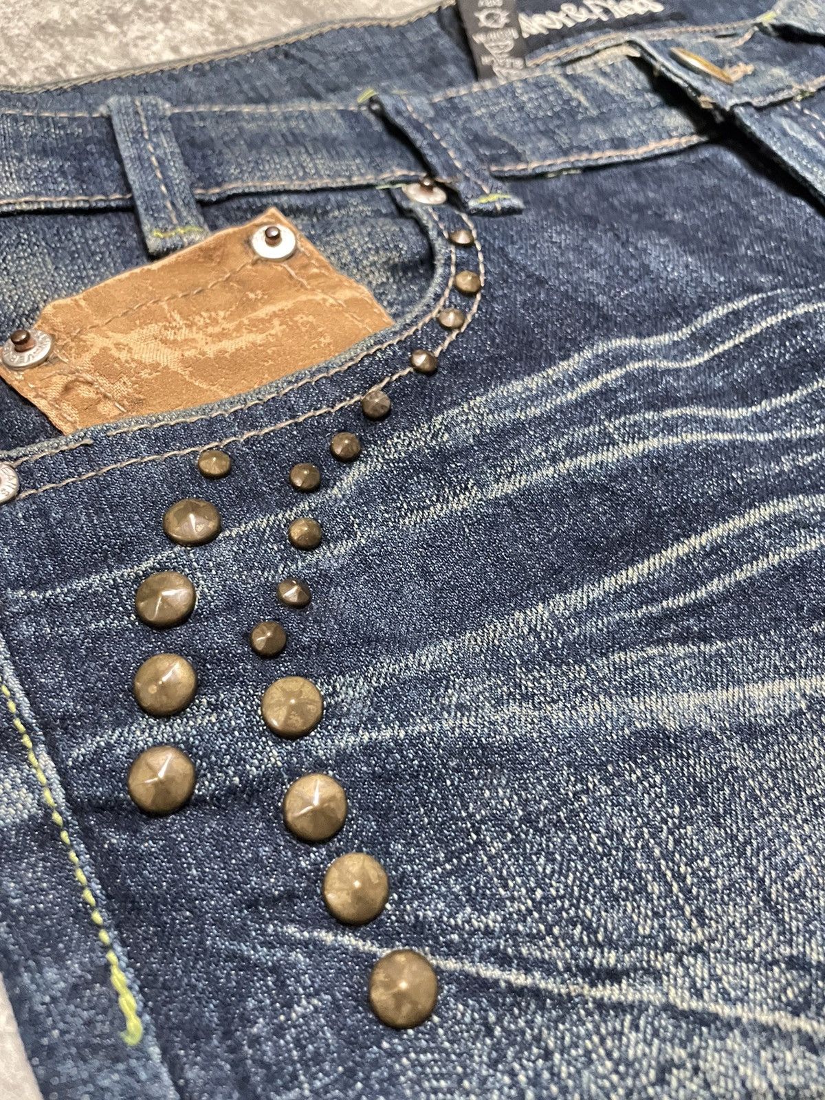 If Six Was Nine × Japanese Brand × Le Grande Bleu (L.G.B.) Japanese Flare Studded Jeans L. Waver KmRii lgb Style Size US 30 / EU 46 - 5 Thumbnail