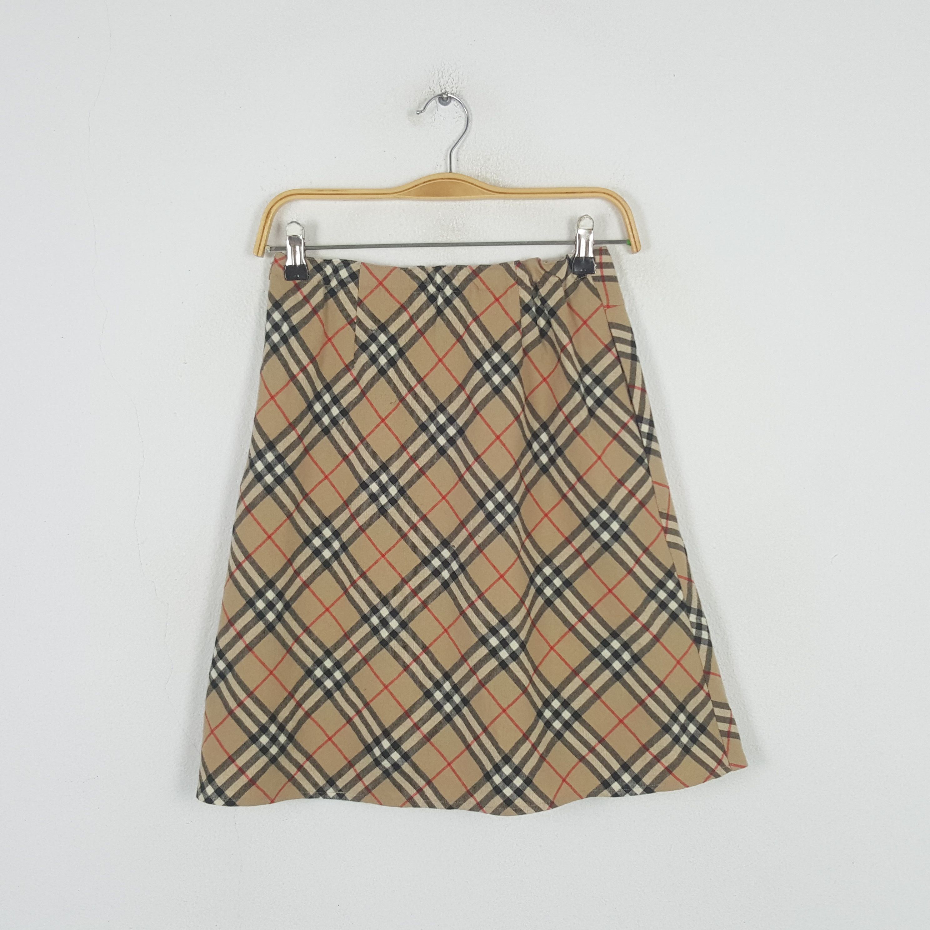 Burberry Vintage Burberry London Nova Check Skirt C280N30 Size 23" - 3 Thumbnail