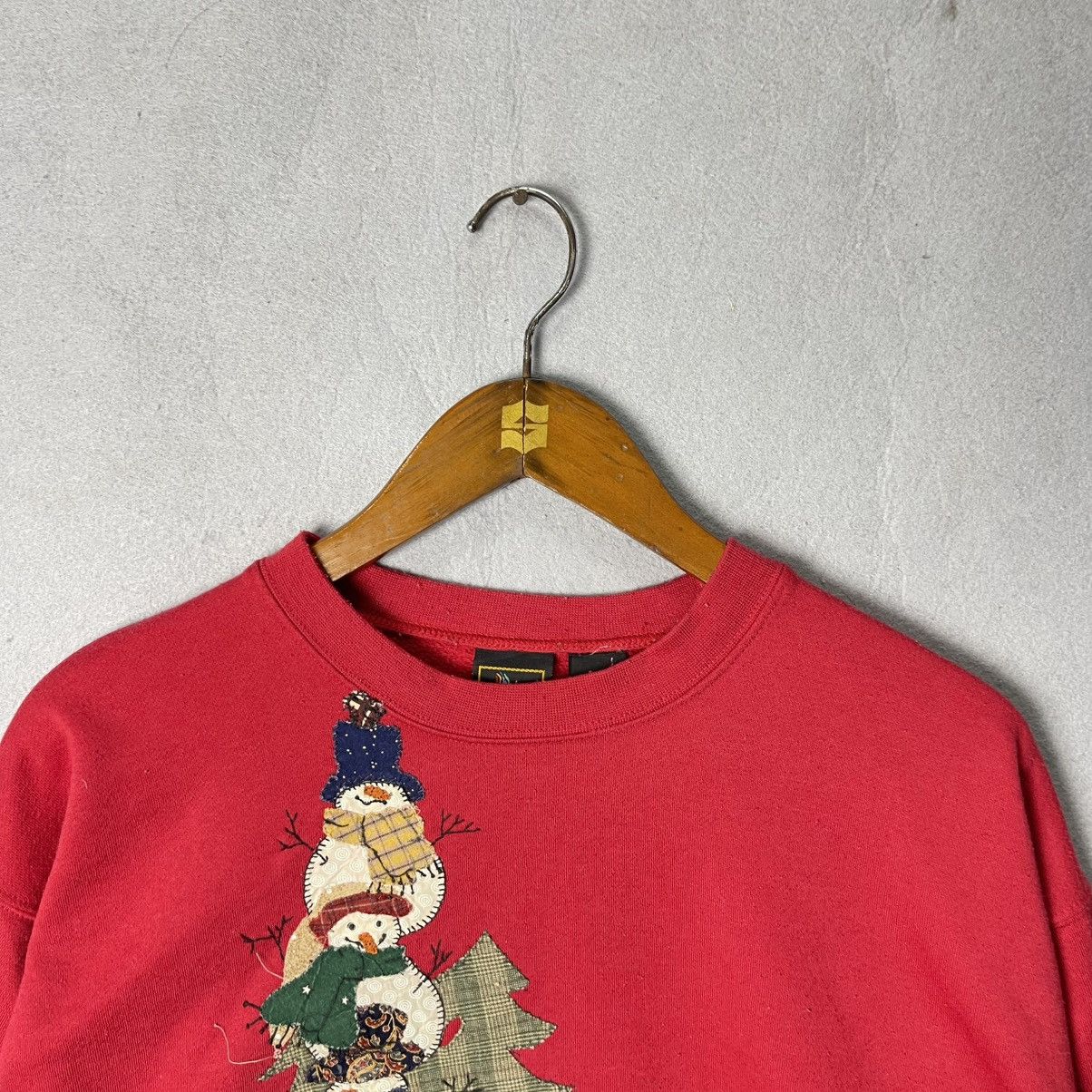 USA Olympics Vintage USA Olympic Snowman Christmas Sweatshirt Size US L / EU 52-54 / 3 - 2 Thumbnail