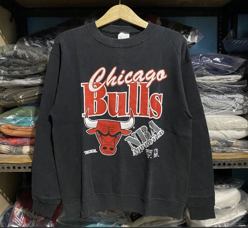 NBA Sweatshirt Nba Chicago Bulls Trench 1991 Size US M / EU 48-50 / 2 - 1 Thumbnail