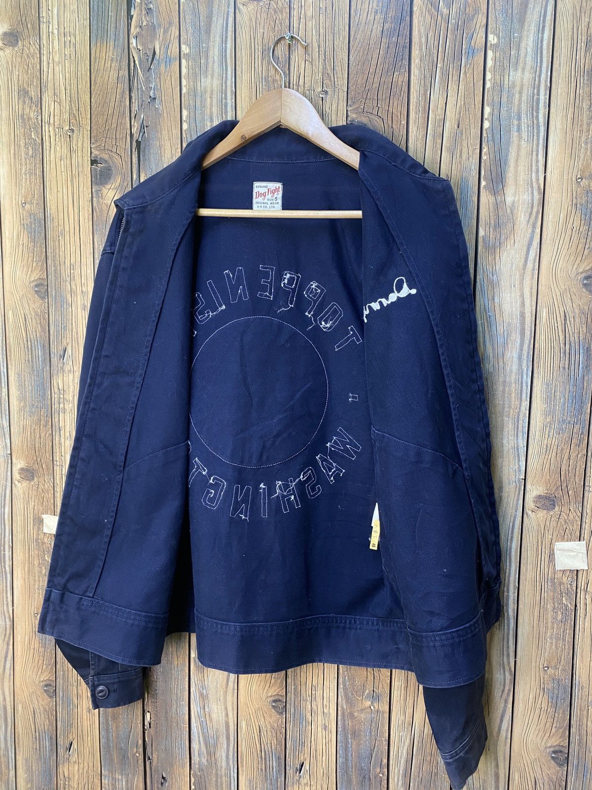 Japanese Brand × Vintage Vintage dog fight back hit jacket Size US L / EU 52-54 / 3 - 12 Thumbnail