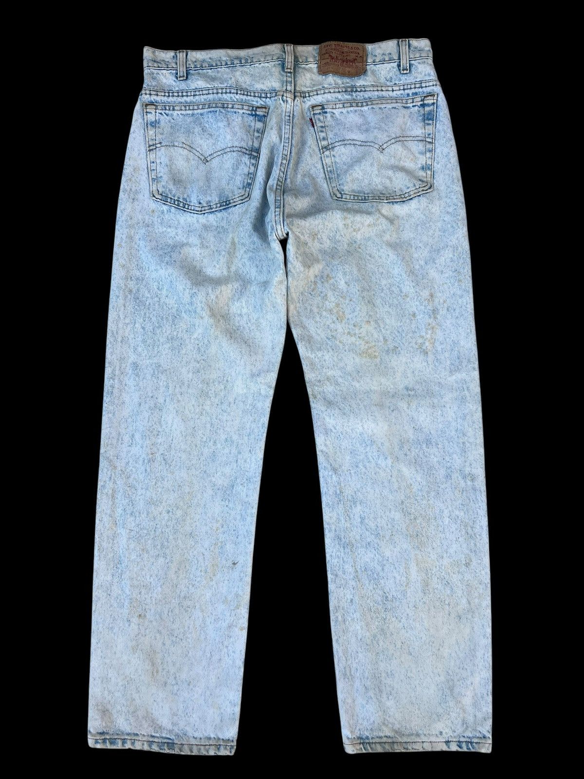 Levi's Dirty Mud Vintage Levi's 505 Stains Acid Wash Denim Jeans Size US 36 / EU 52 - 14 Thumbnail