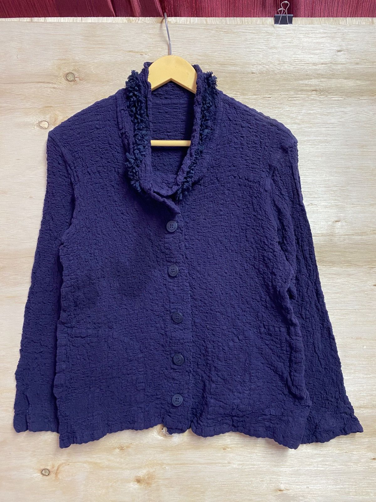 Issey Miyake vintage Issey Miyake Cauliflower wrinkle process jacket Size ONE SIZE - 1 Thumbnail