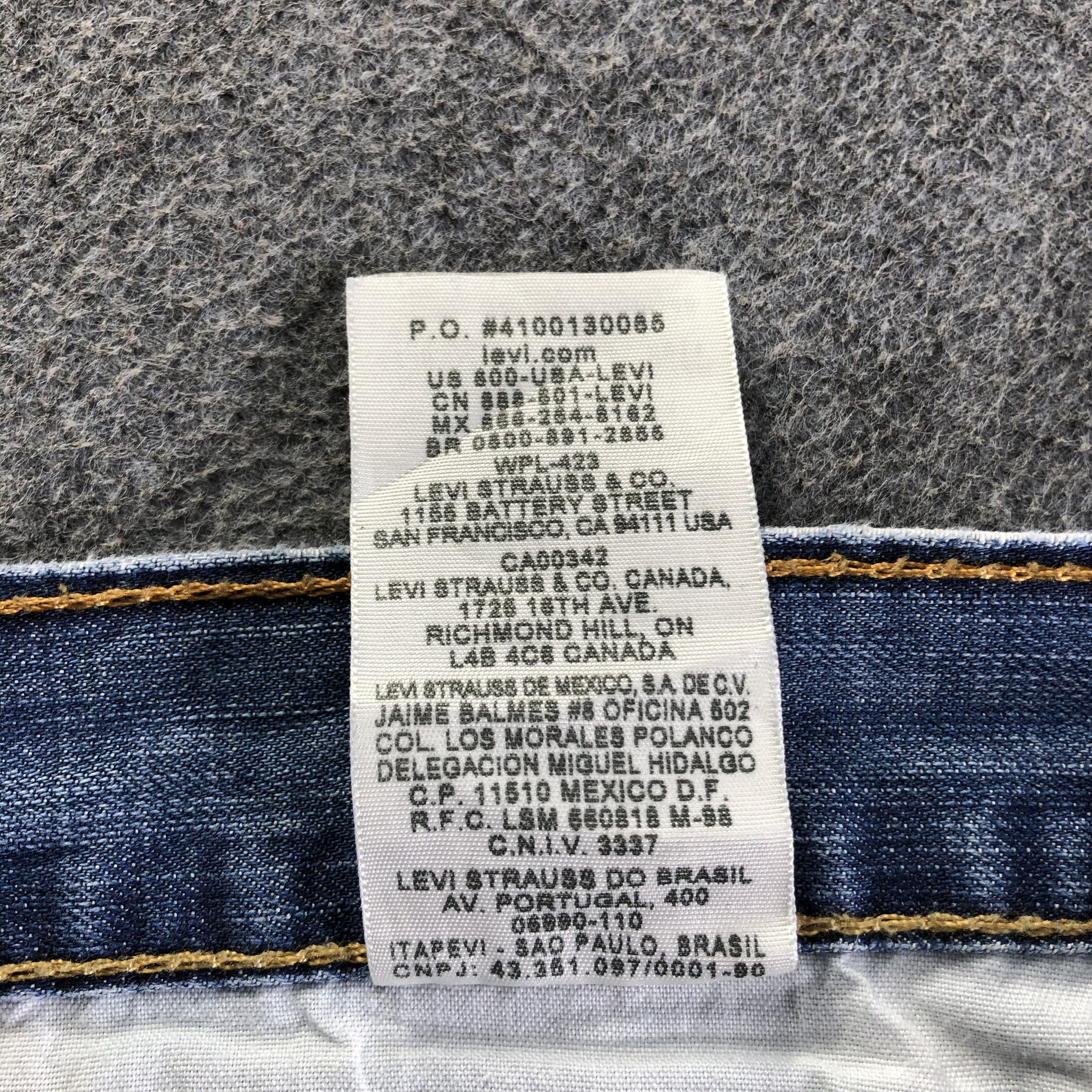 Levi's Vintage Blue Wash Levis 505 Jeans-J4511 Size US 36 / EU 52 - 13 Thumbnail
