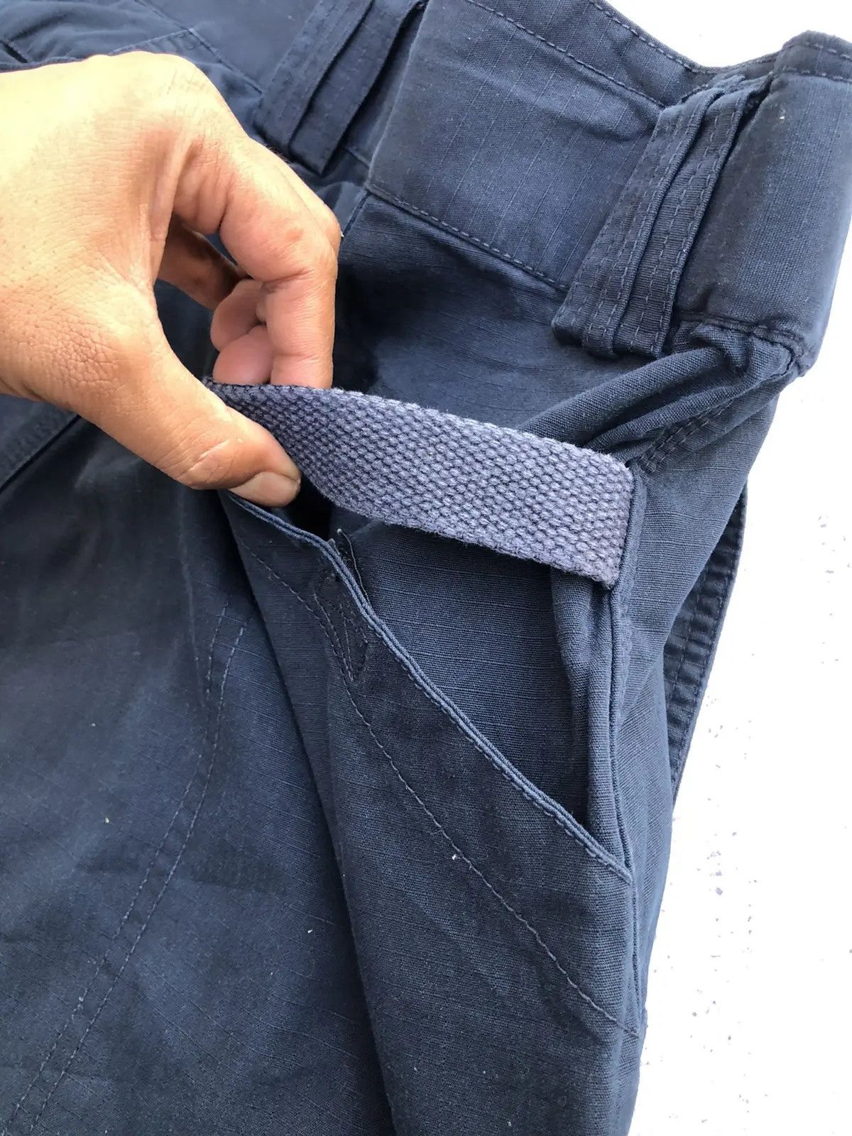 5.11 Very Rare Navy Blue Multipocket Bush Cargo Pants 9 Pocket Size US 33 - 19 Thumbnail