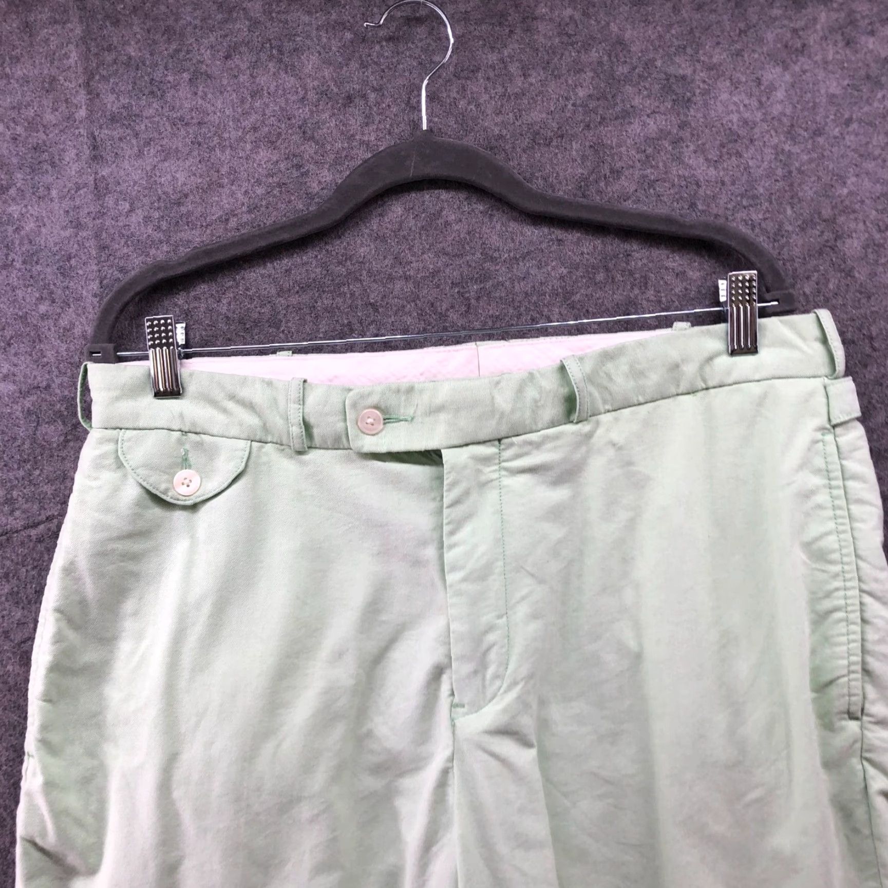 Polo Ralph Lauren VTG Polo Ralph Lauren Chino Shorts Mens Size 34 Light Green Embroidered Dog Shirt Size US S / EU 44-46 / 1 - 3 Thumbnail