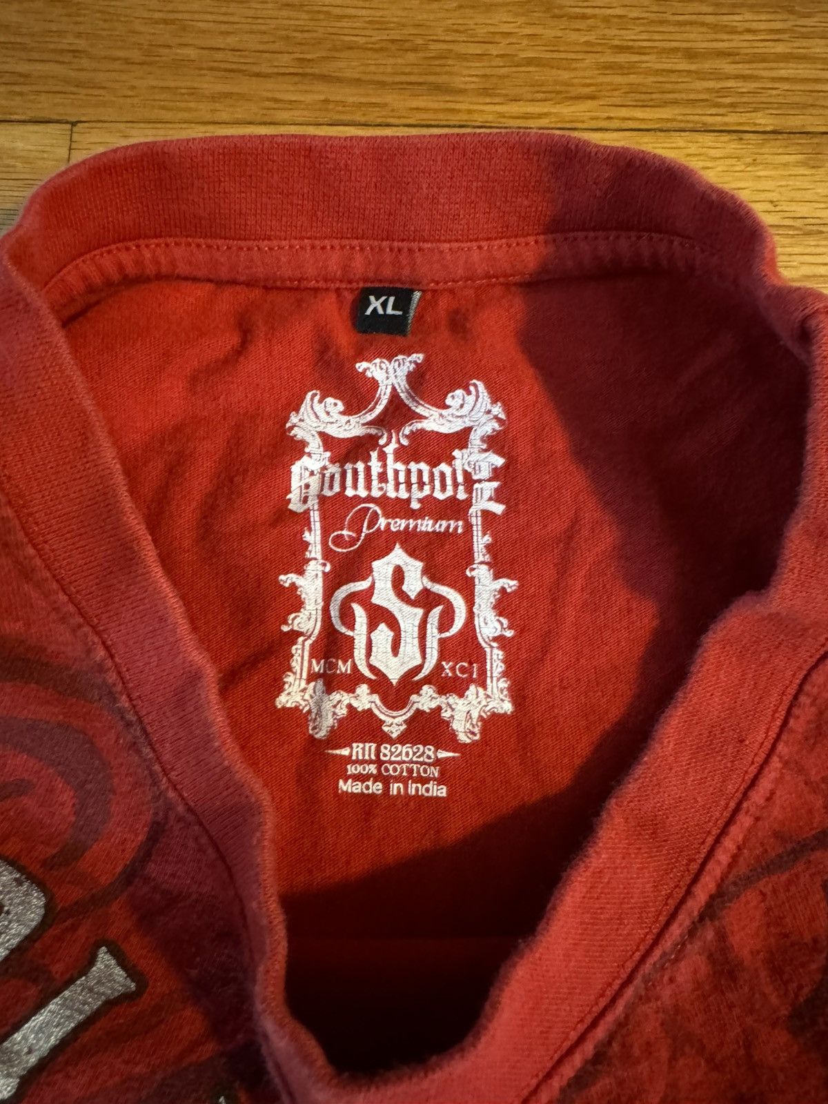 Southpole Y2K Red Southpole Tee Size US XL / EU 56 / 4 - 4 Thumbnail