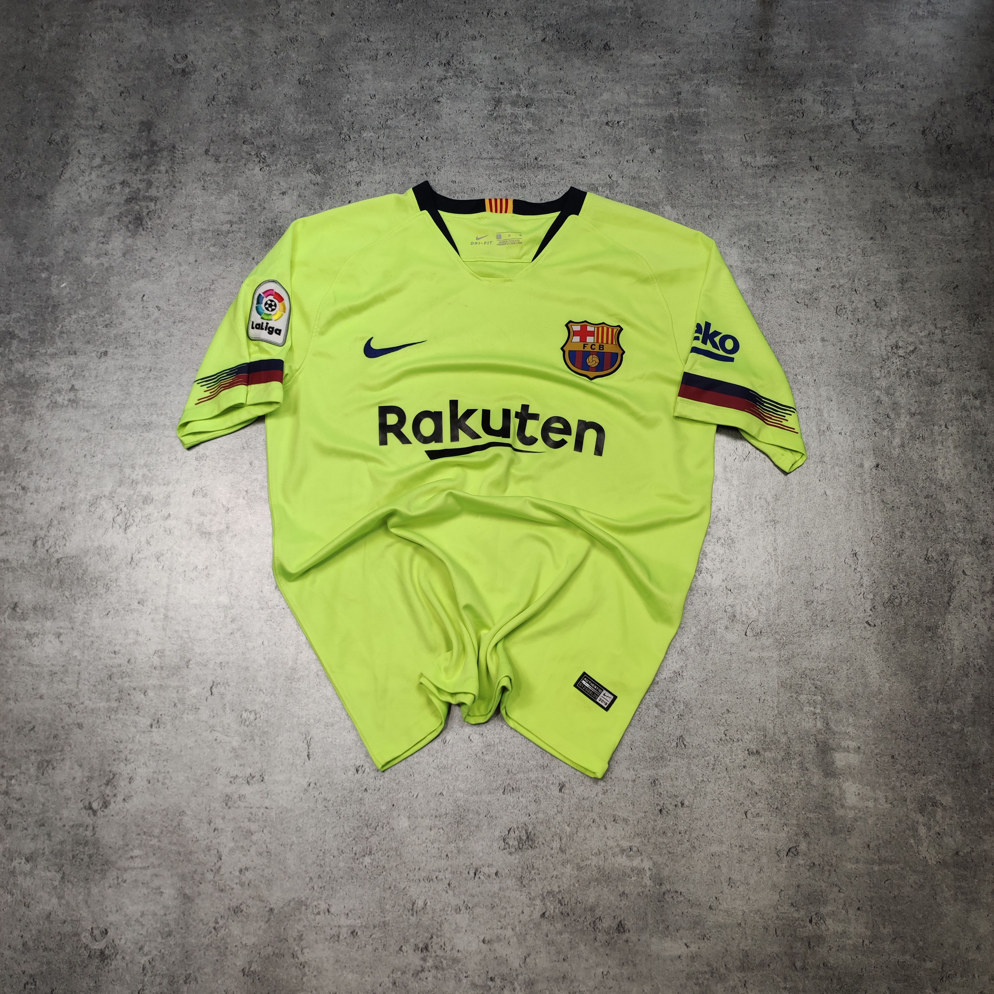 RARE FC Barcelona Away 2019 Soccer Football Nike Jersey