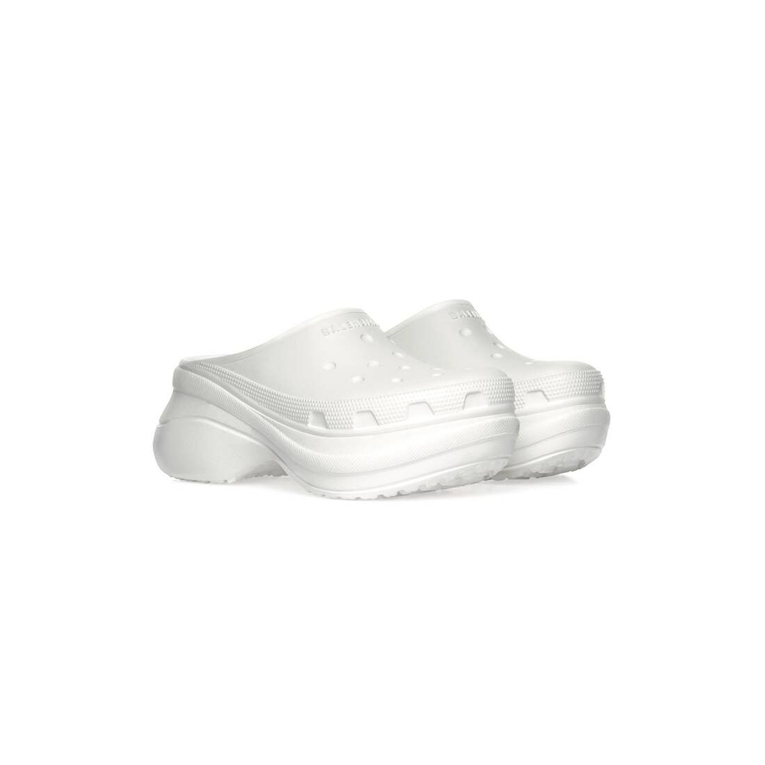 Balenciaga × Crocs o1s1wg110426 Crocs™ Mules in White Size US 10 / IT 40 - 2 Thumbnail