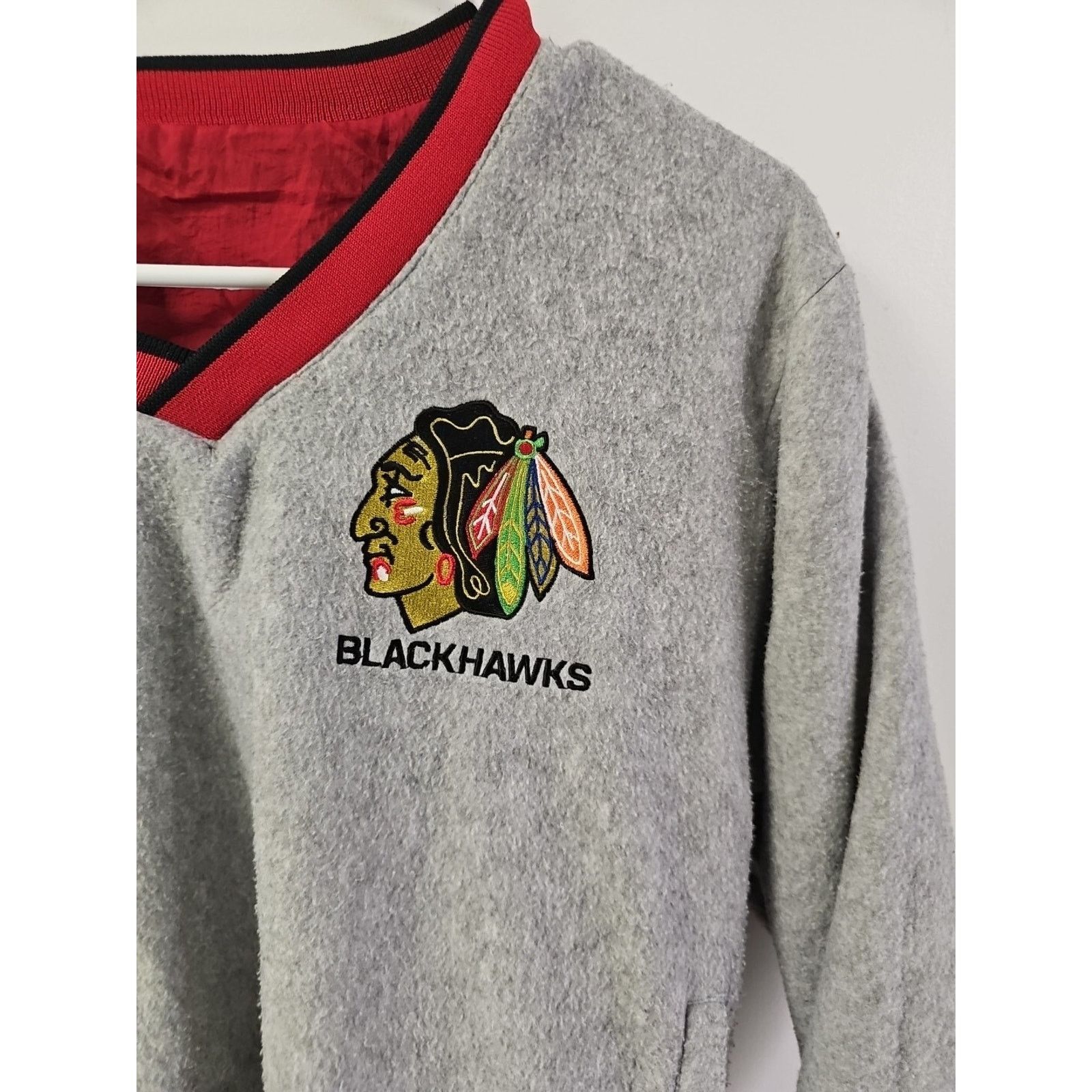 NHL Chicago Blackhawks Mighty Mac Youth Jacket Sz M Reversible Size M / US 6-8 / IT 42-44 - 13 Thumbnail
