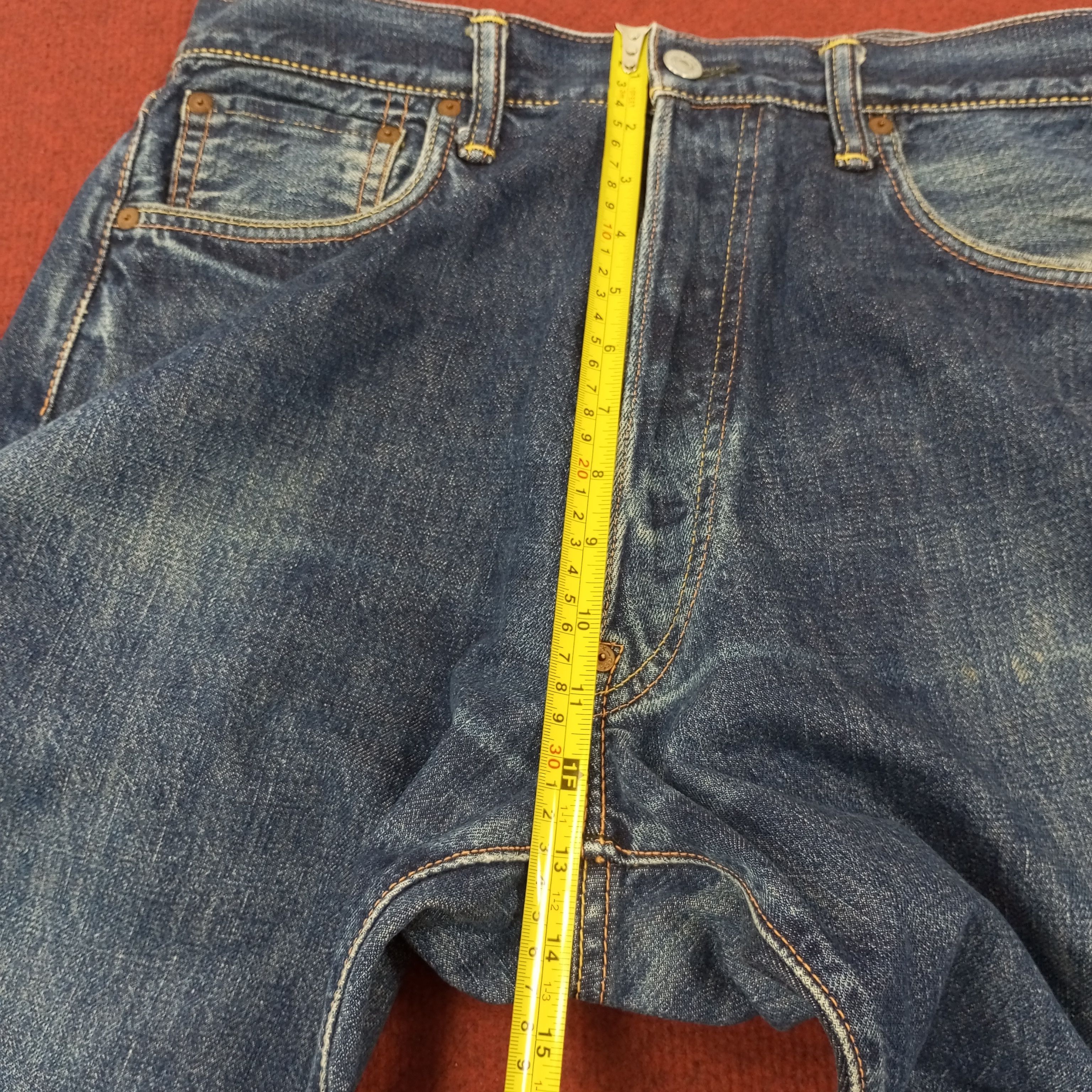 Evisu × Japanese Brand × Vintage Evisu Japanese Brand Fashion Style Custom Daicock Jeans Size US 31 - 8 Thumbnail