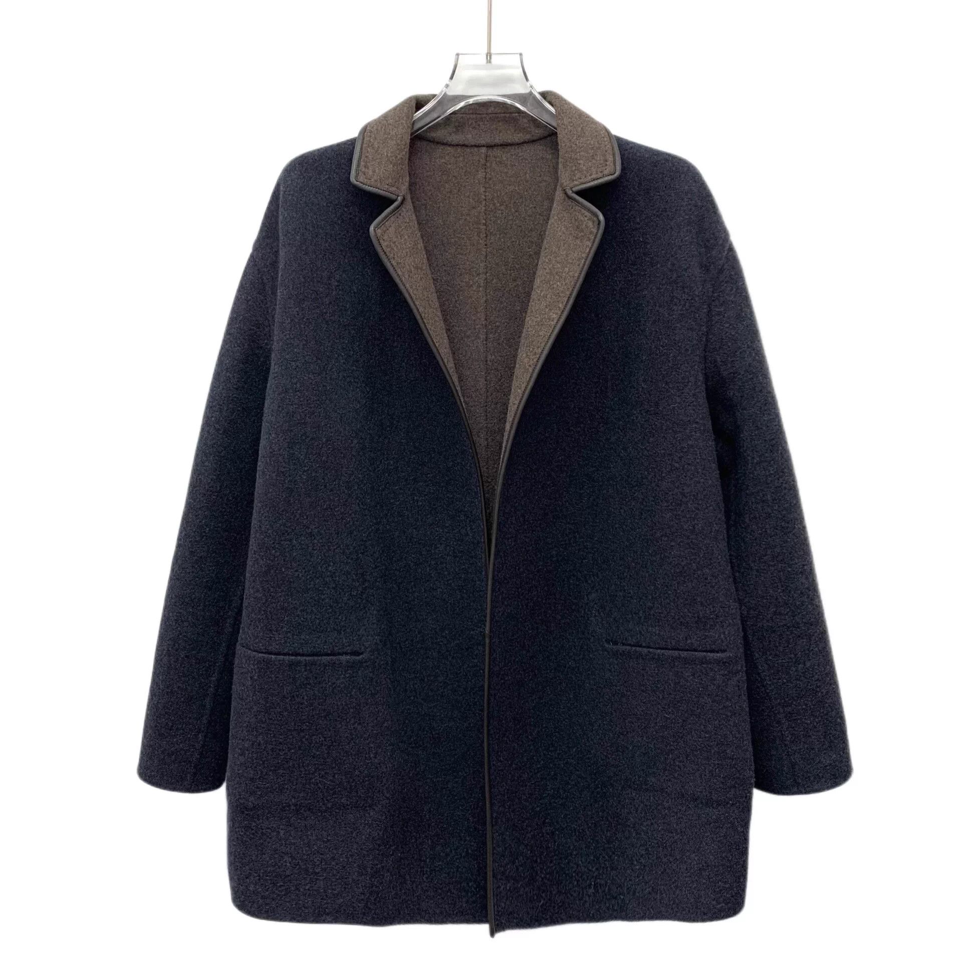 Loro Piana Loro Piana Color Block Reversible Cashmere Coat S Size US S / EU 44-46 / 1 - 3 Thumbnail
