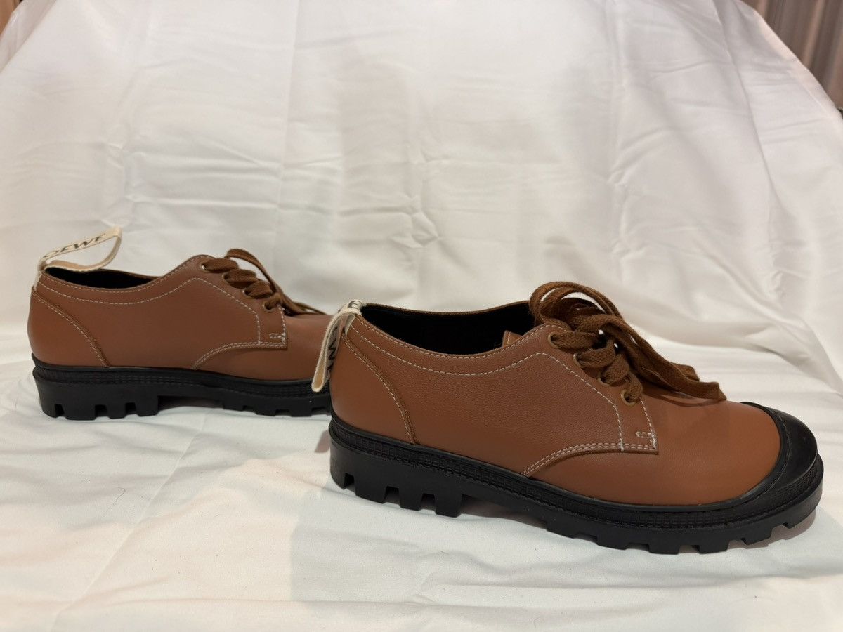 Loewe Loewe derby lace-up shoe brown leather size 41 Size US 11 / IT 41 - 8 Thumbnail