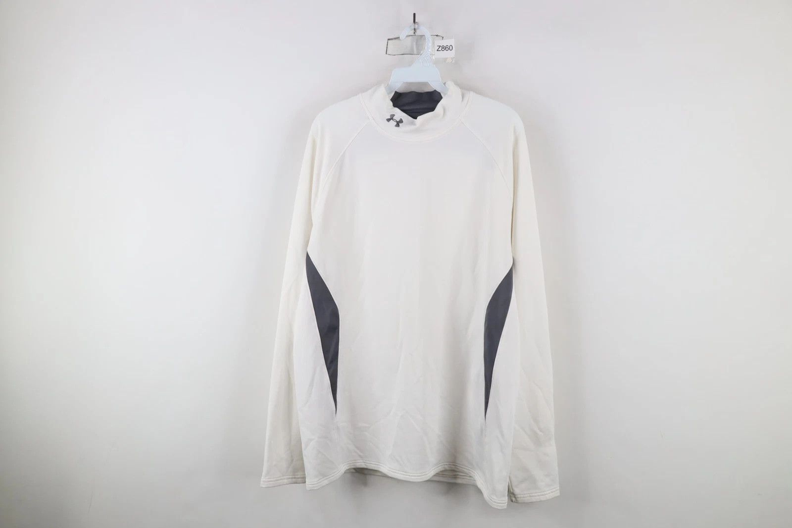 Under Armour Under Armour Fitted Training Mock Neck Long Sleeve T-Shirt Size US XXL / EU 58 / 5 - 1 Thumbnail