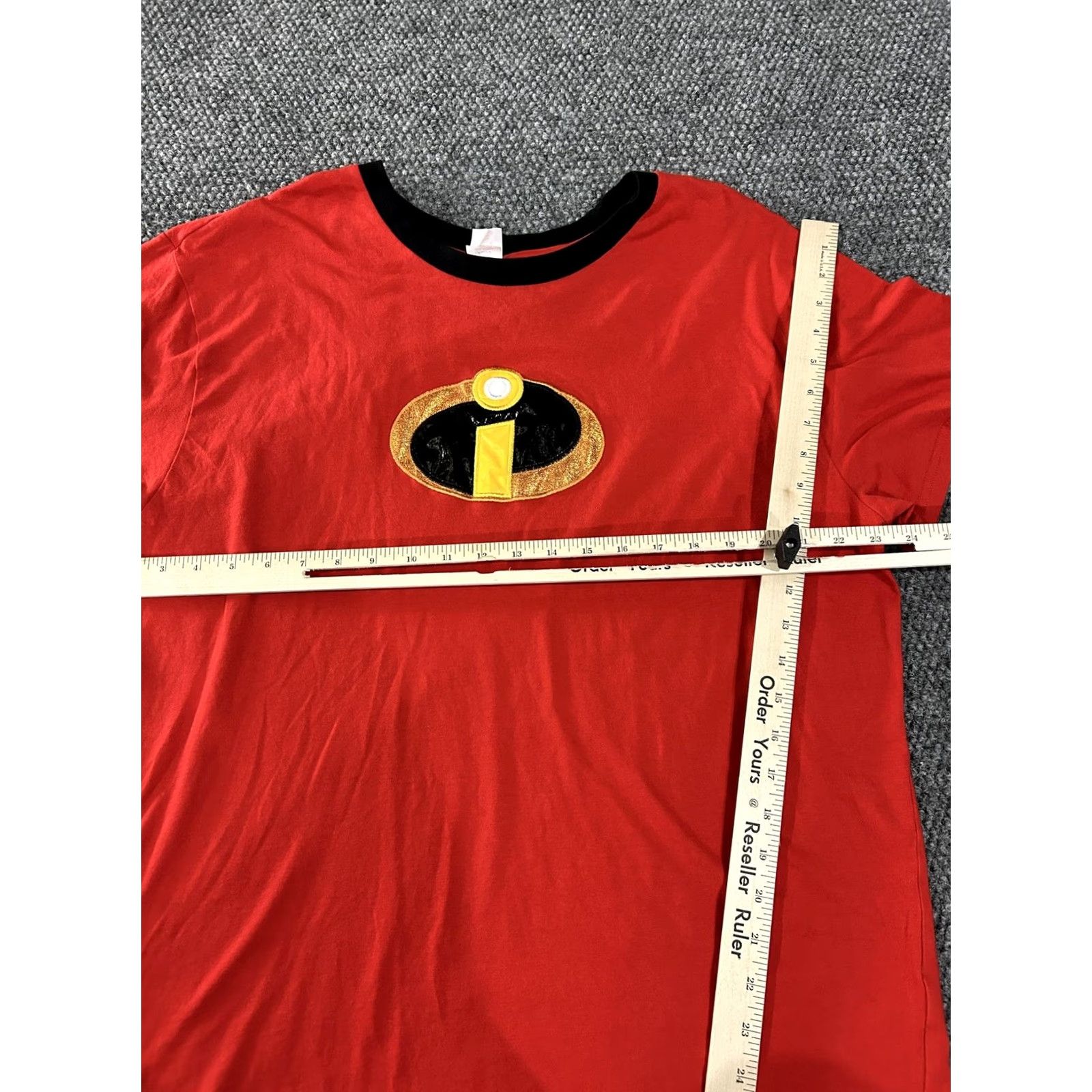 Disney Disney Pixar Incredibles Shirt Mens 2XL Red Graphic Print Crew Neck Short Sleeve Top Size US XXL / EU 58 / 5 - 4 Thumbnail