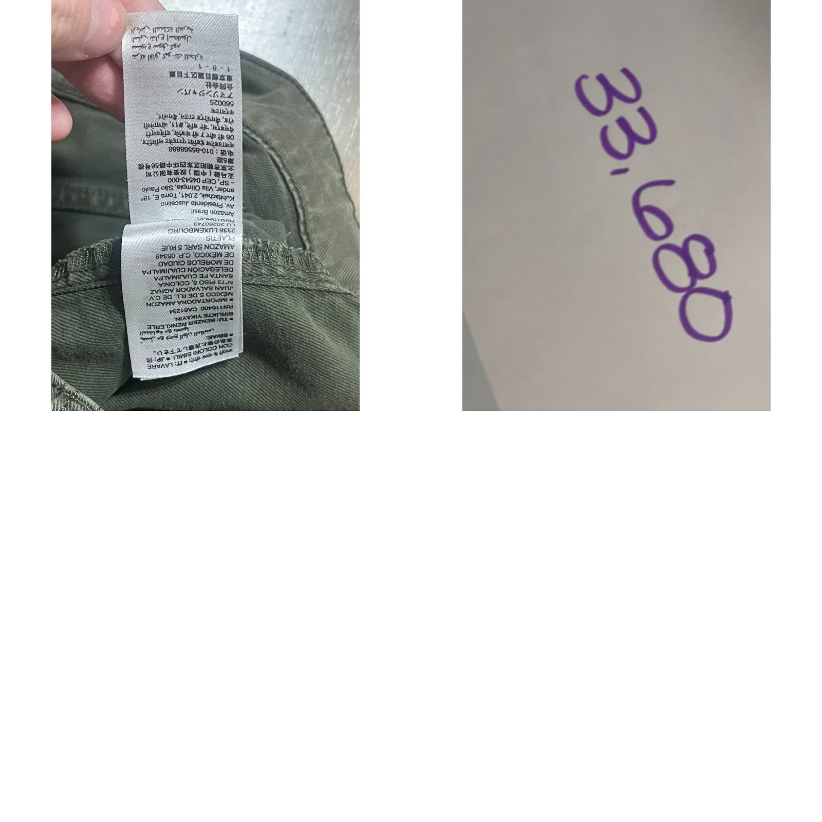 Vintage Daily/Ritual Pants Women's 10 Green Skinny Cargo Pockets Pants Womens Size 32" / US 10 / IT 46 - 8 Thumbnail