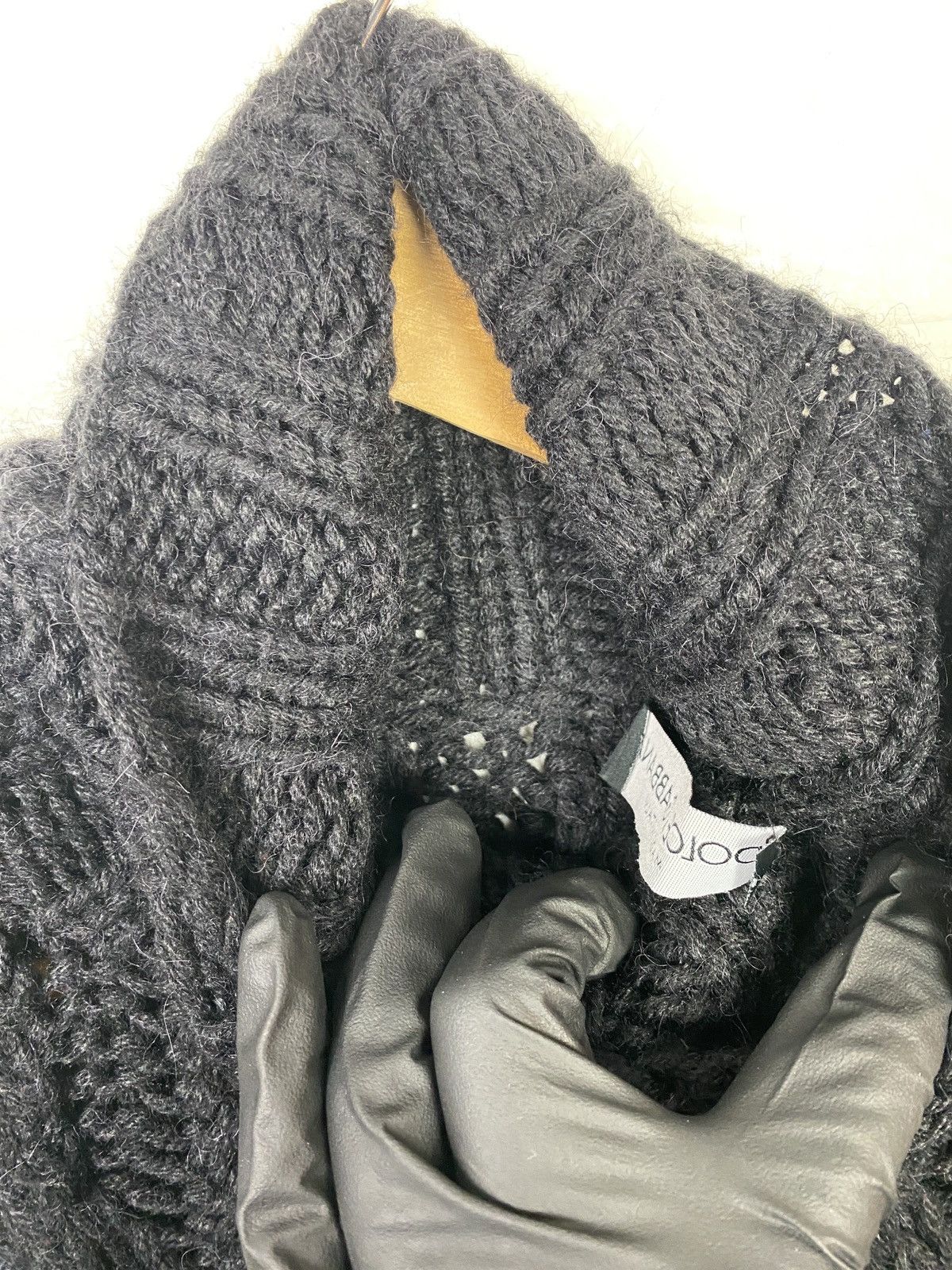 Dolce & Gabbana DOLCE & GABBANA WOOL CABLE KNIT TURTLE NECK SIZE L Size L / US 10 / IT 46 - 18 Thumbnail
