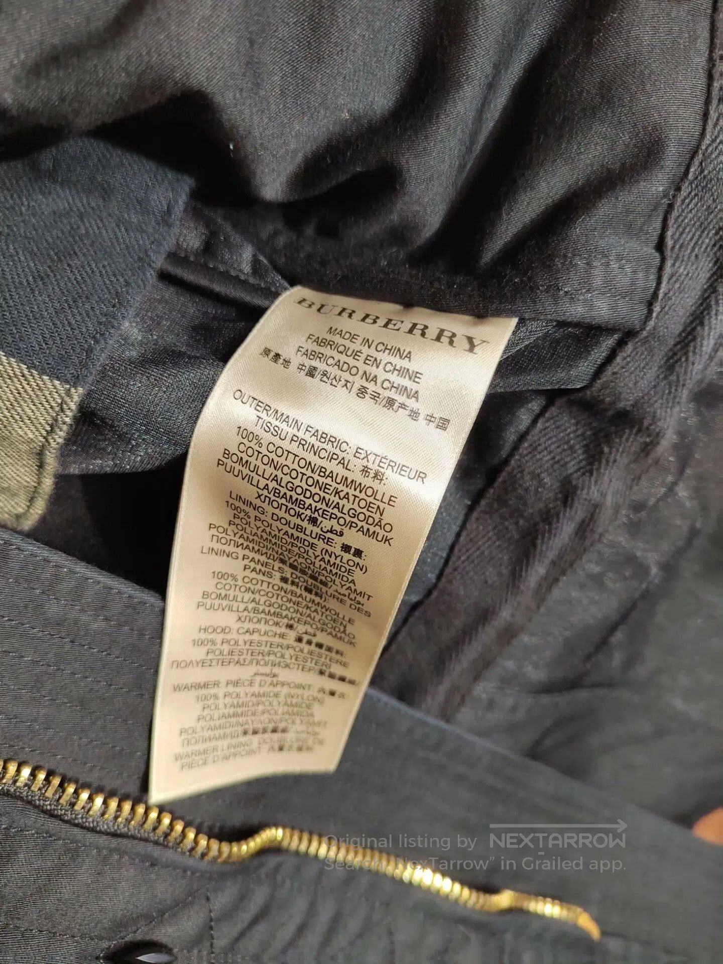 Burberry Burberry Brit Black Field Jacket. Size US XS / EU 42 / 0 - 7 Thumbnail