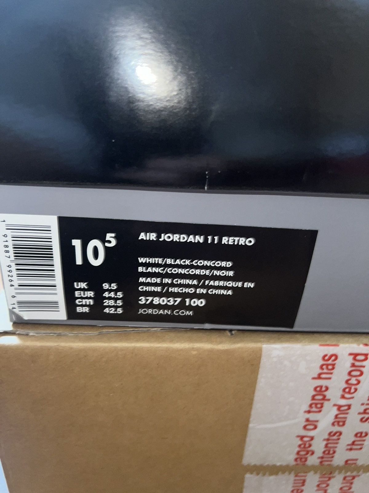 Jordan Brand Air Jordan 11 Concord 2018 Men’s UK Size 9.5 Size US 10.5 / EU 43-44 - 6 Thumbnail