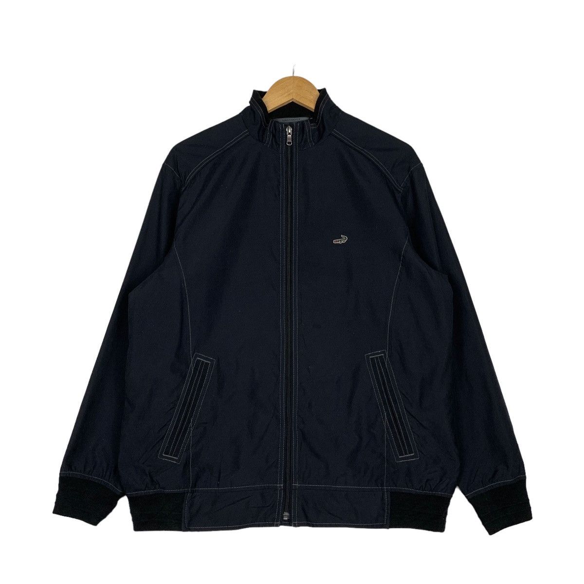 Japanese Brand CROCODILE Poly Nylon Casual Light Jacket #0973-C43 Size US L / EU 52-54 / 3 - 1 Thumbnail