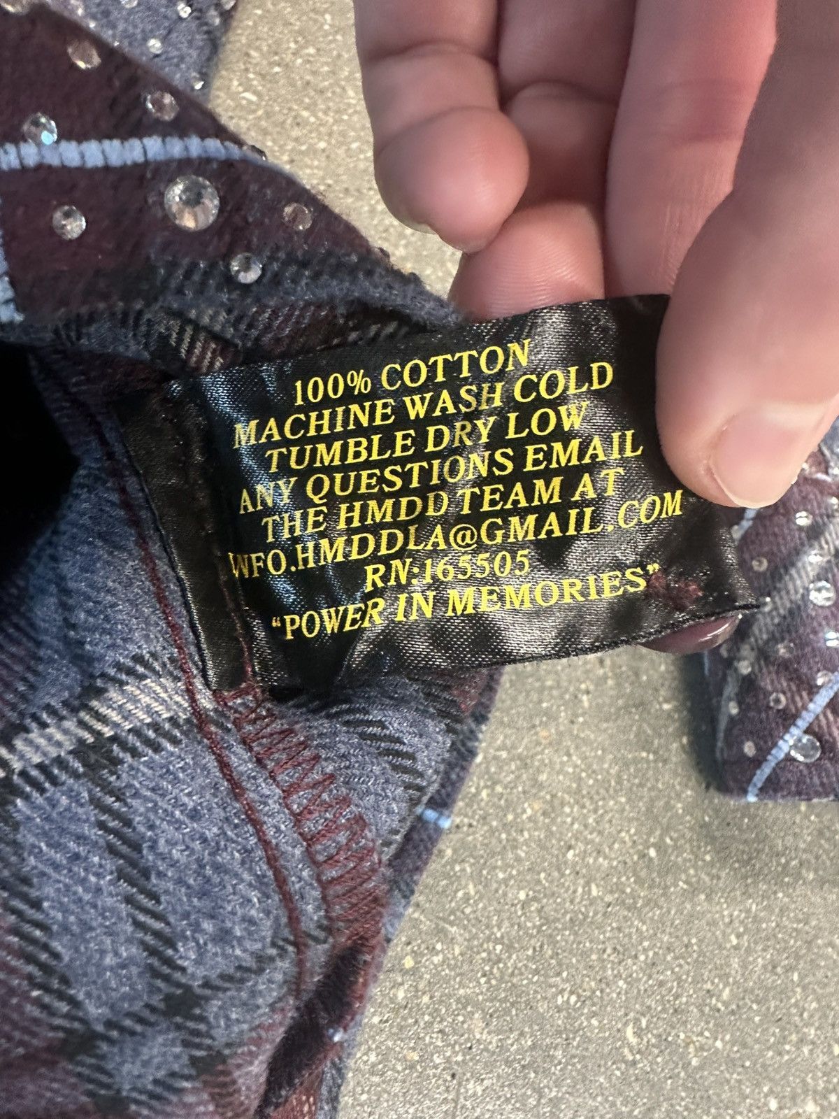 HMDD Happy memories dont die disco flannel navy/red Size US M / EU 48-50 / 2 - 5 Thumbnail