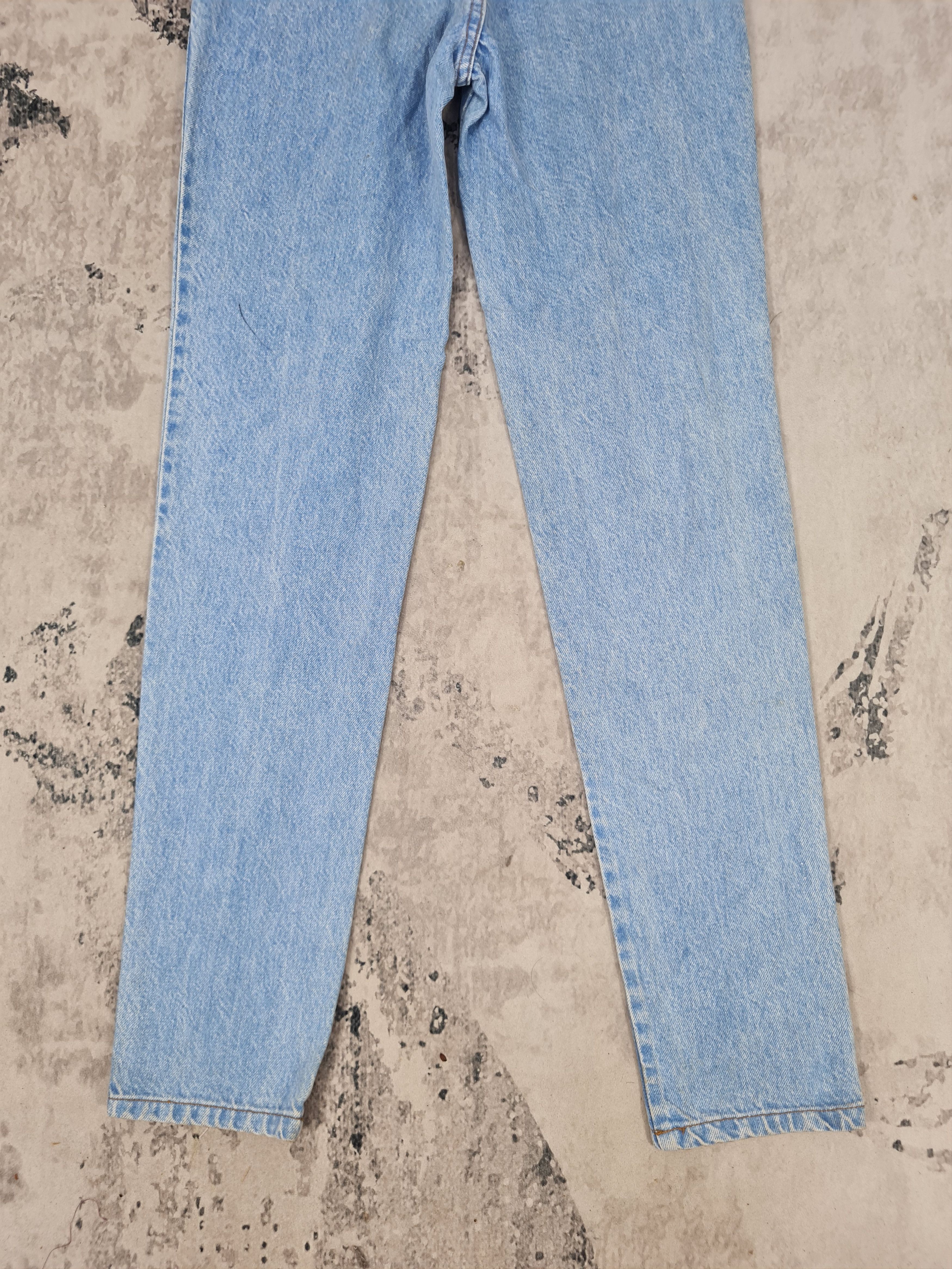 Vintage Vtg STEEL JEANS Flowers Checked Design Jeans 25x32 JB0147 Size 25" / US 0 / IT 36 - 3 Thumbnail