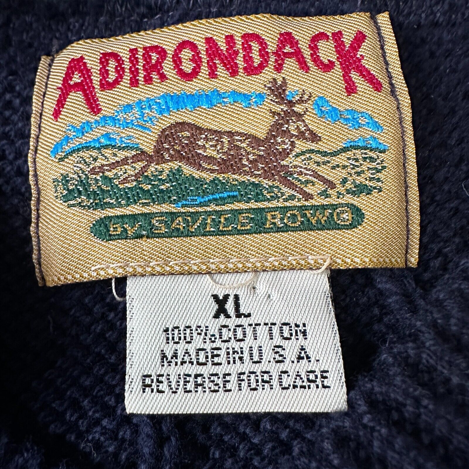 Savile Row Vintage Adirondack Savile Row Sweater Men’s XL Blue V-Neck Size US XL / EU 56 / 4 - 6 Thumbnail