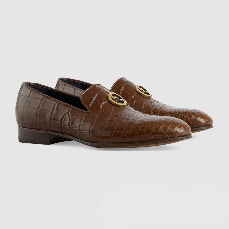 Gucci o1s1wg110425 Loafers in Brown Size US 8.5 / EU 41-42 - 3 Thumbnail